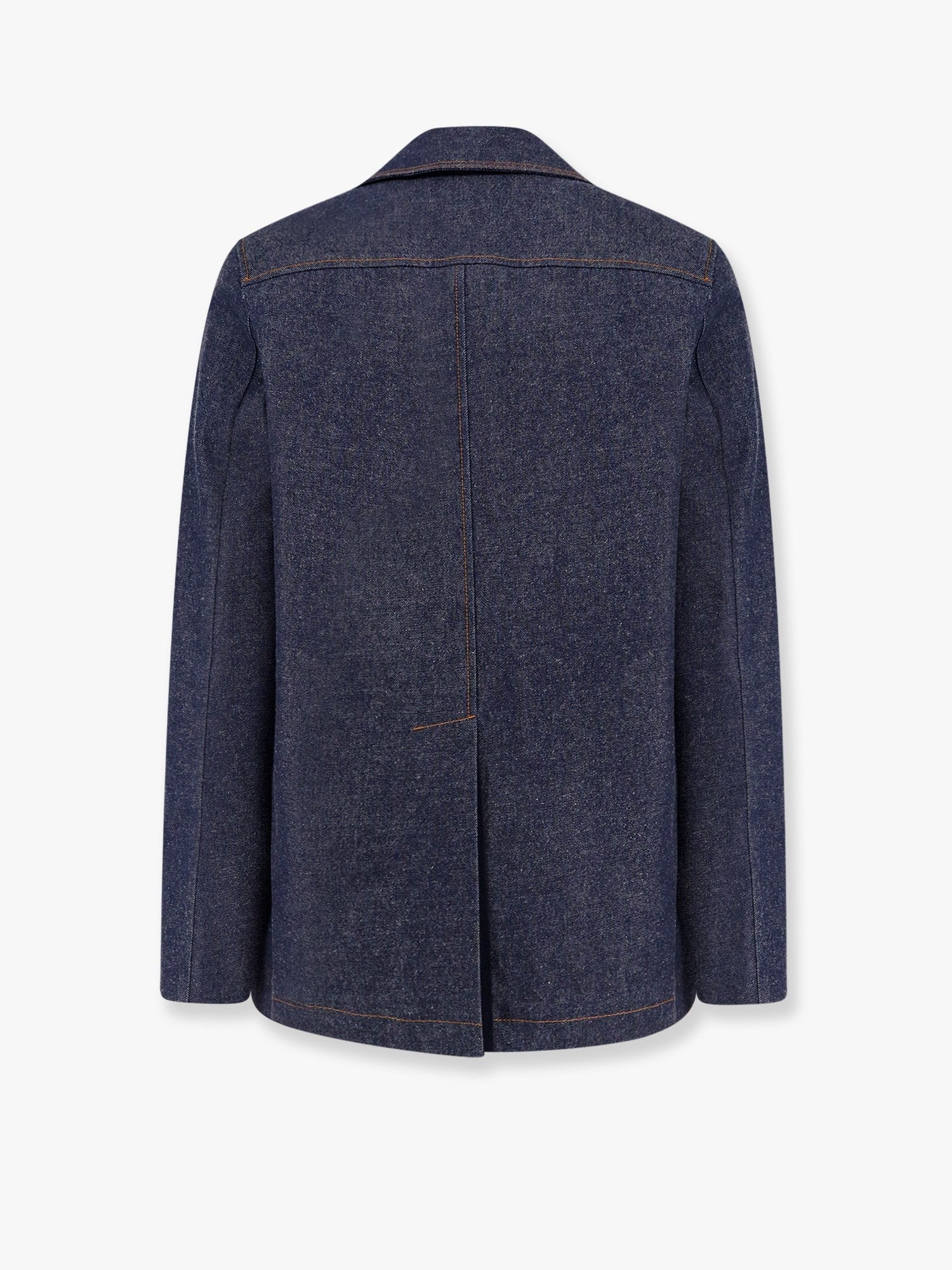 Gucci Denim peacoat with contrasting stitching