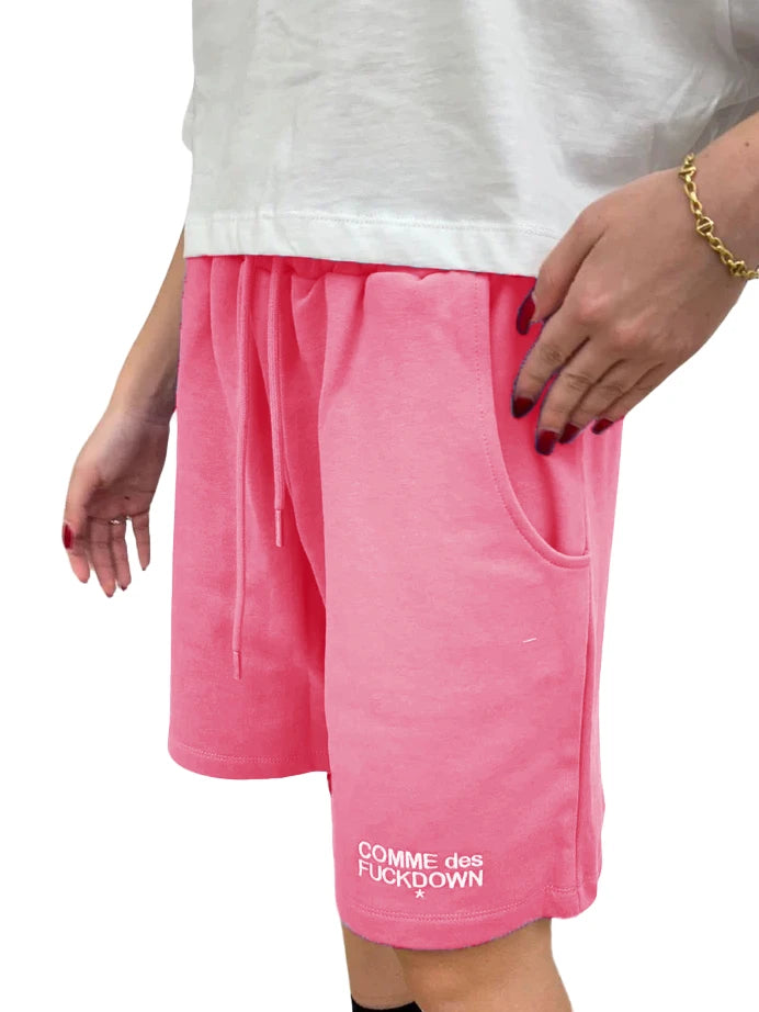 Comme Des Fuckdown shorts Fuchsia Woman