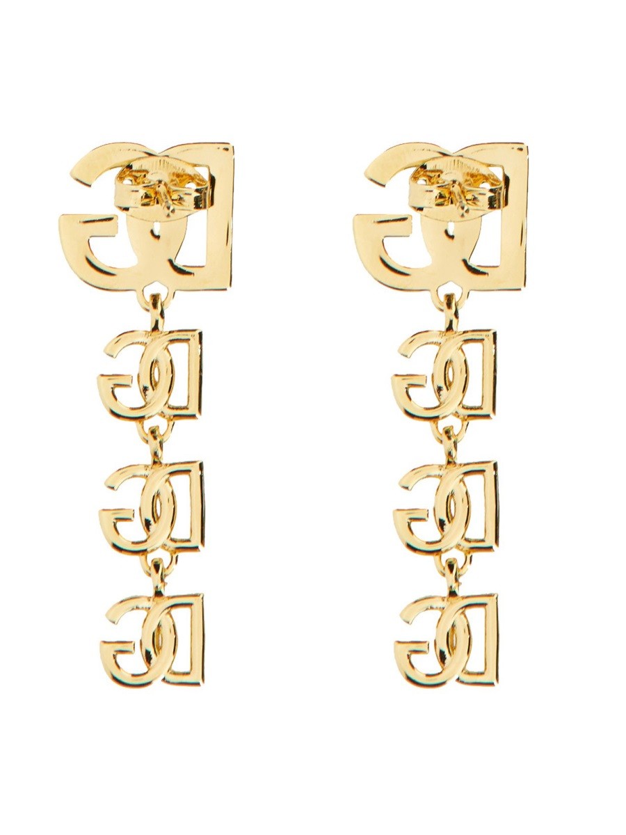 Dolce & Gabbana DG LOGO LONG EARRINGS