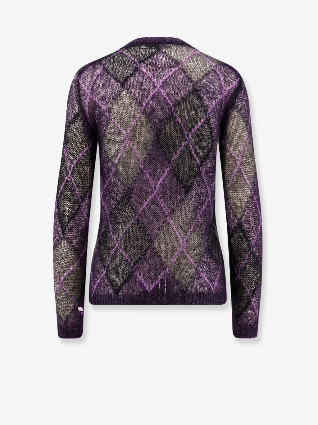 Dior Diamond pattern mohair blend sweater