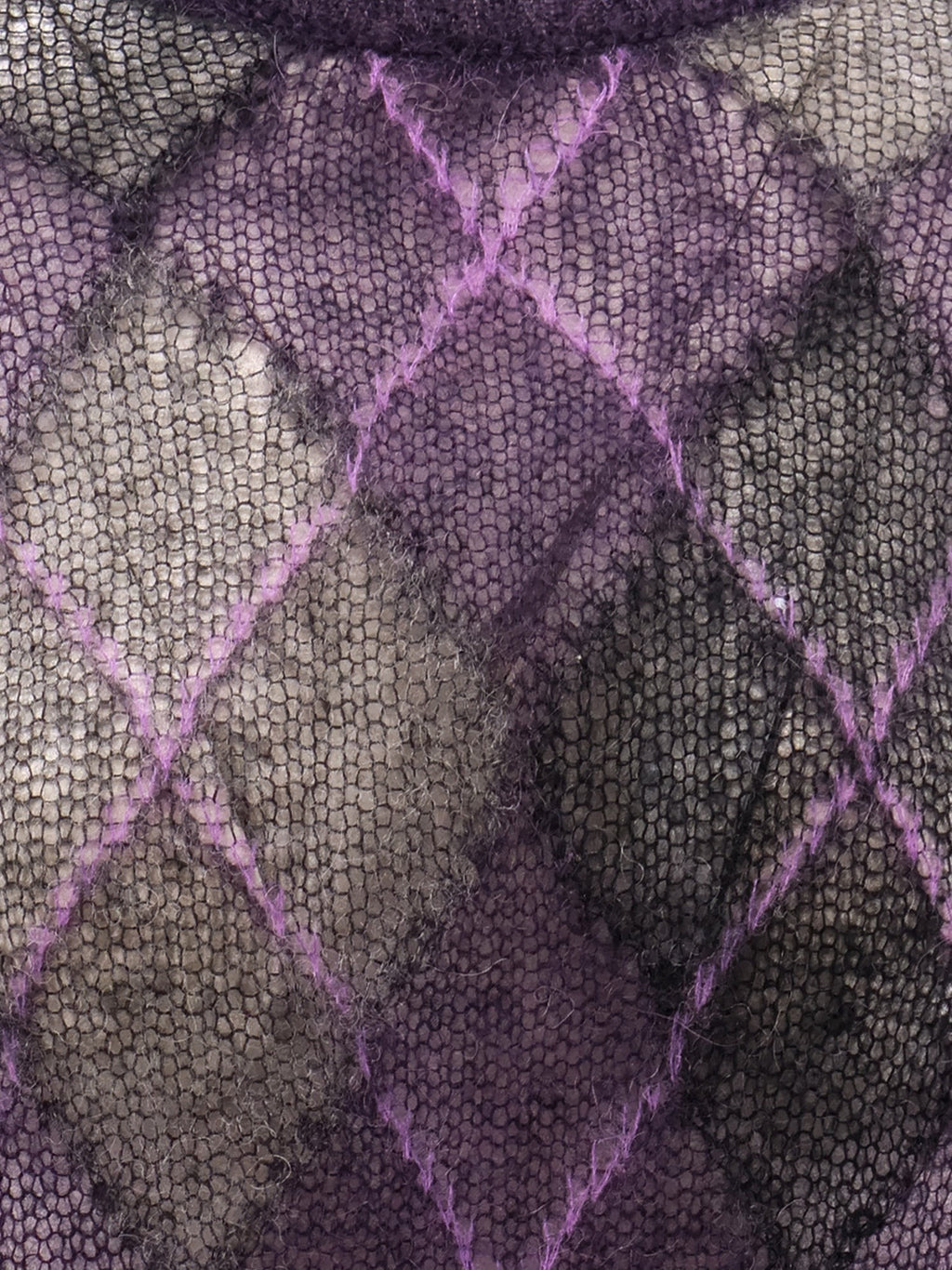 Dior Diamond pattern mohair blend sweater