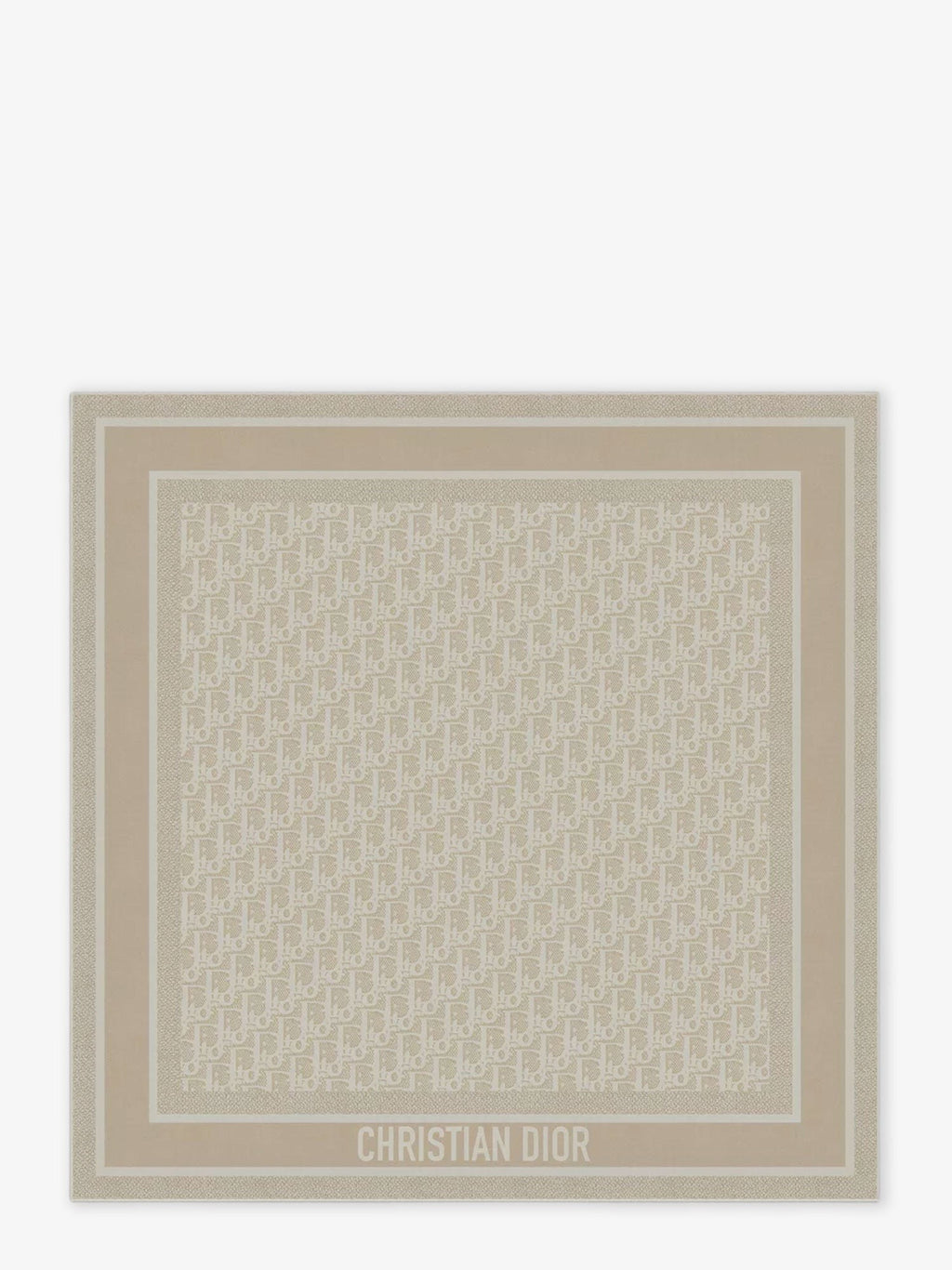 Dior Dior Oblique silk twill foulard