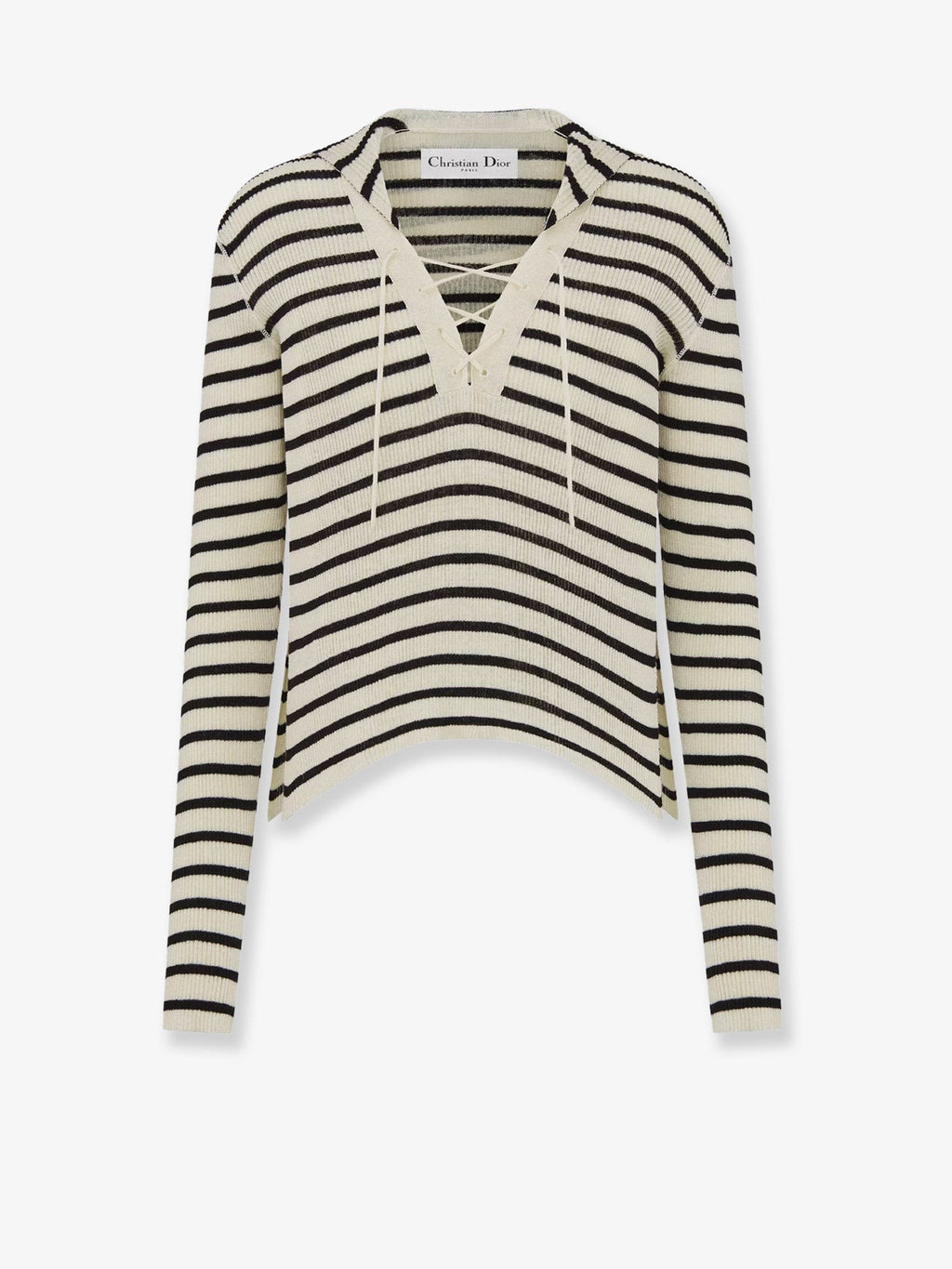 Dior Dioriviera striped linen and silk sweater