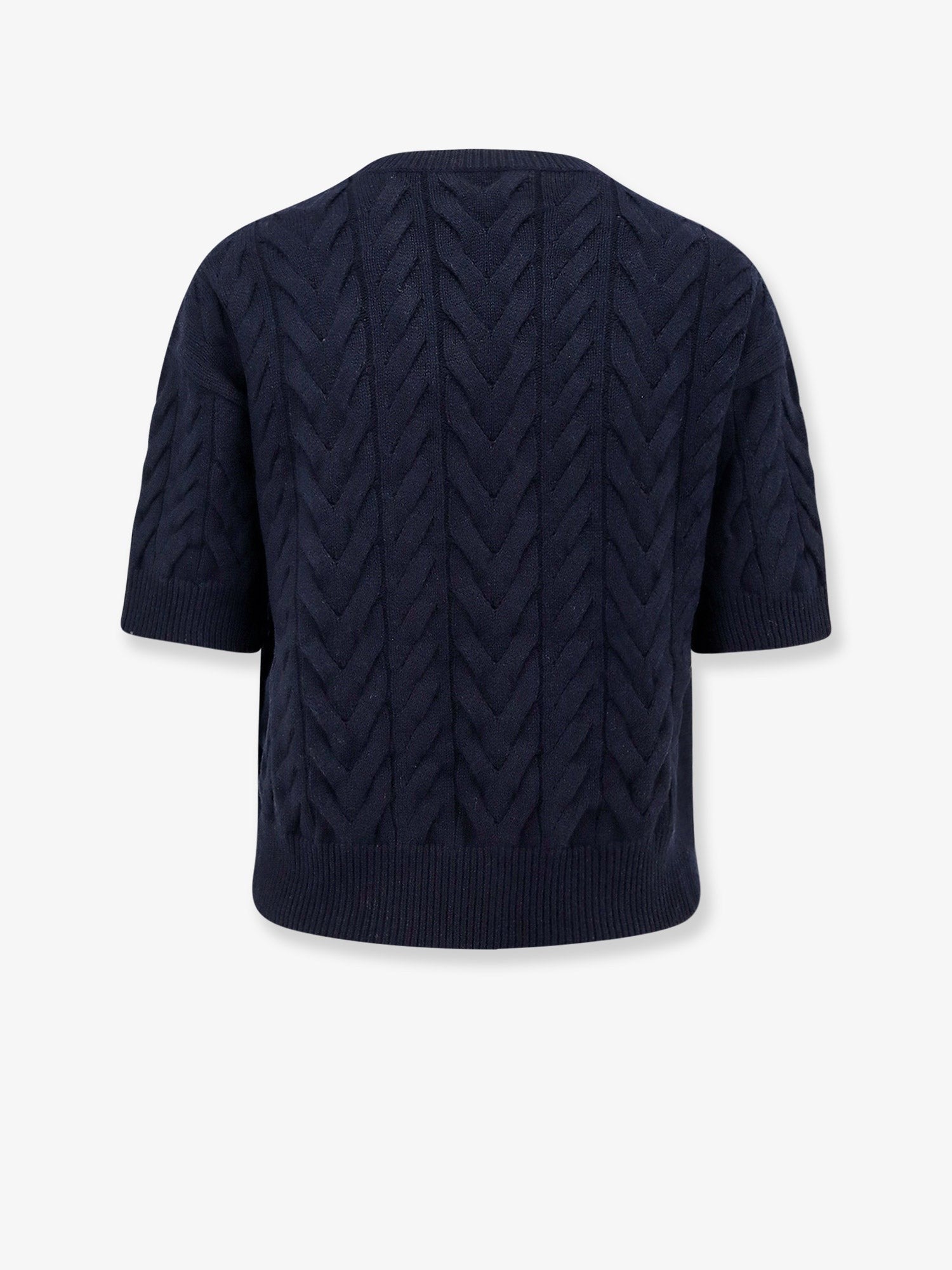 'S MAX MARA Dominus wool sweater with cable knit