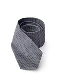 Jil Sander Grey Print Silk 7cm Tie