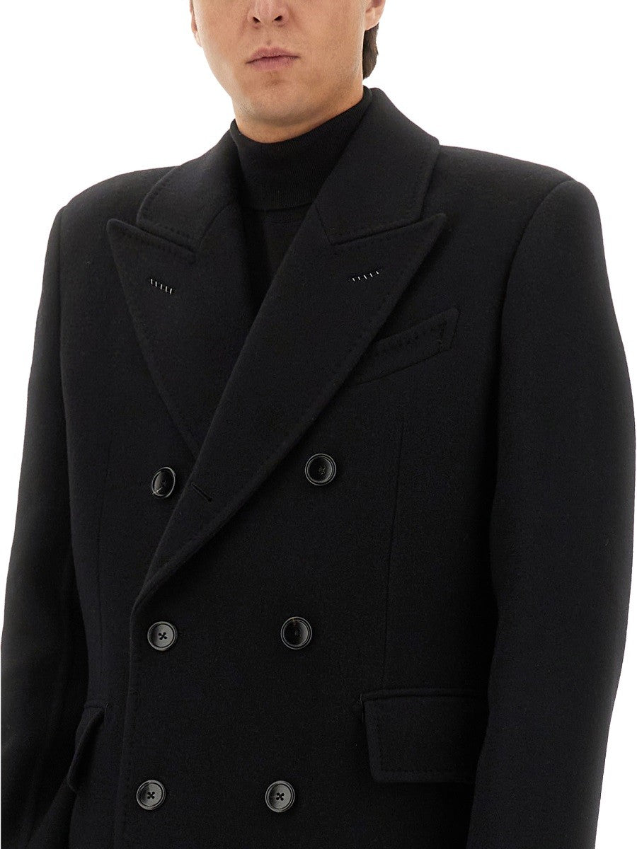 TOM FORD DOUBLE-BREASTED COAT
