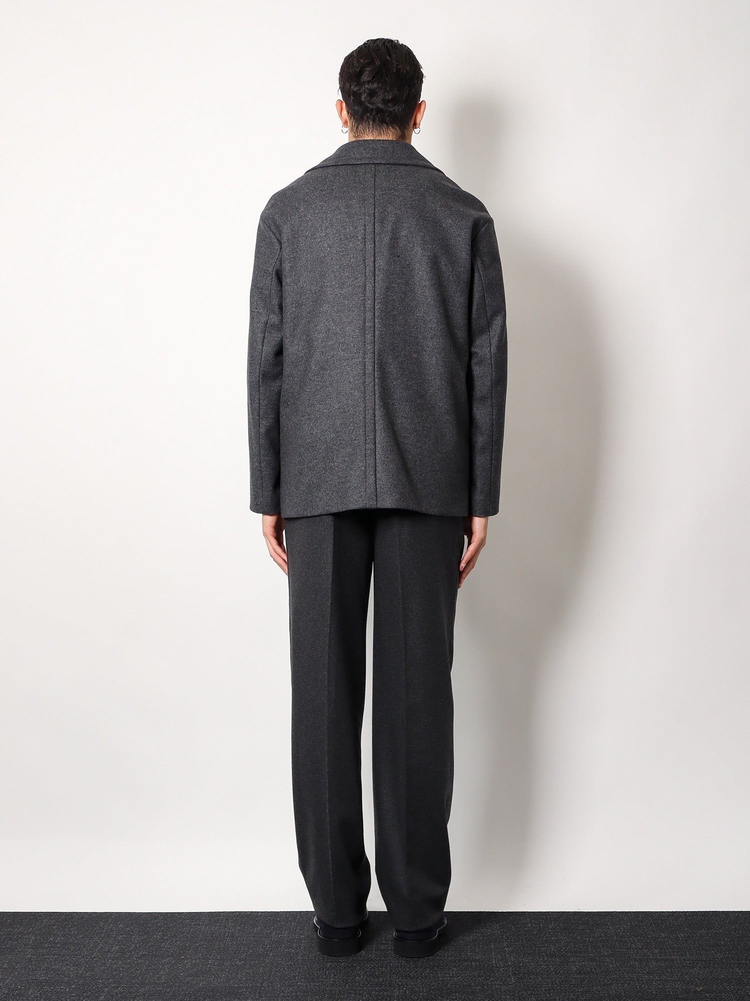 Hevo Double-breasted virgin wool blend coat