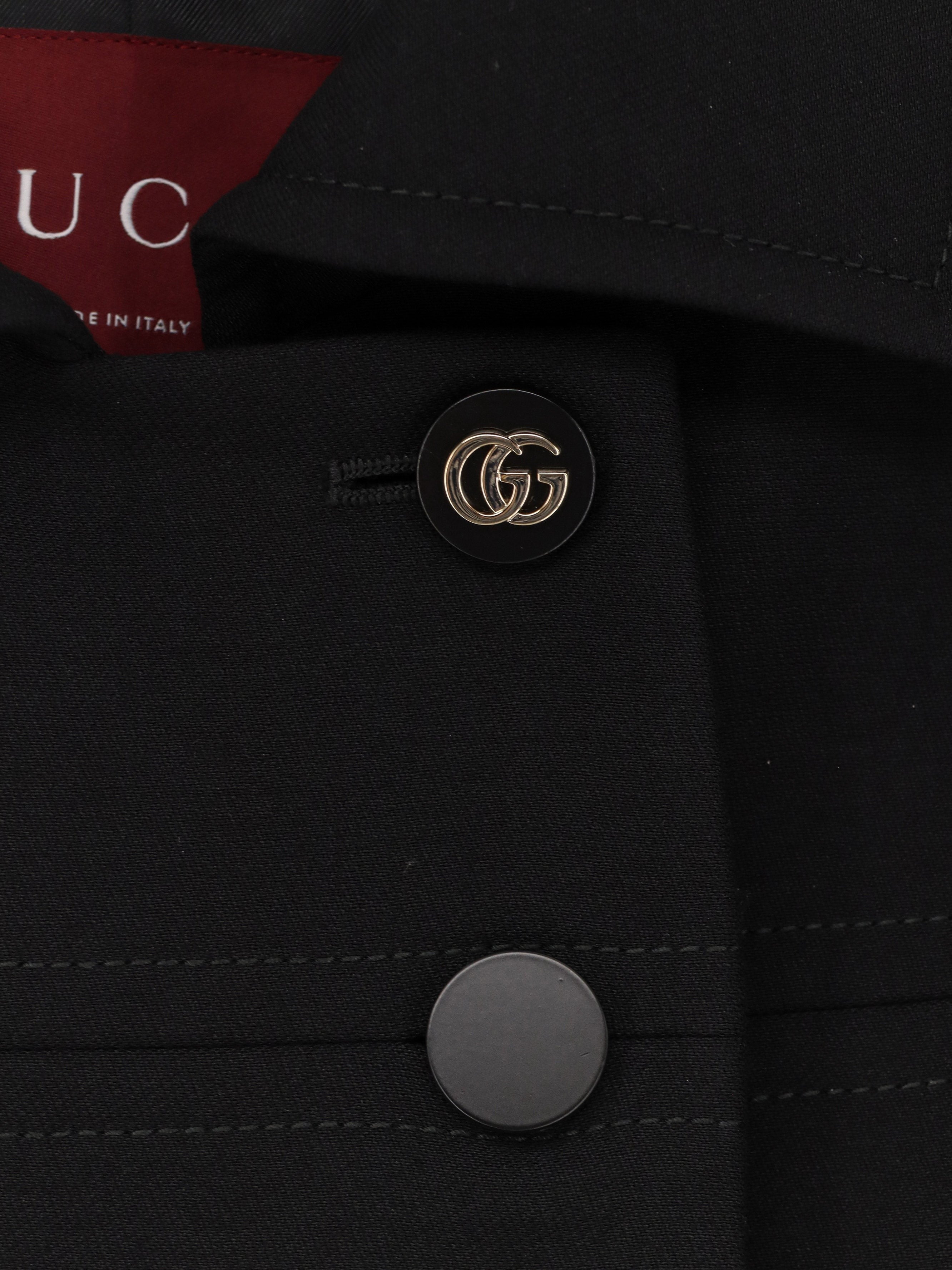 Gucci Double-breasted wool coat