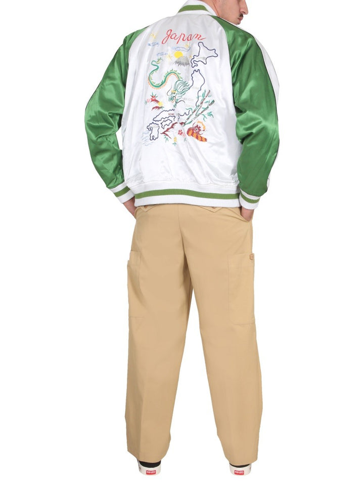 Kenzo DOUBLE FACE BOMBER JACKET "FRANCE JAPAN"
