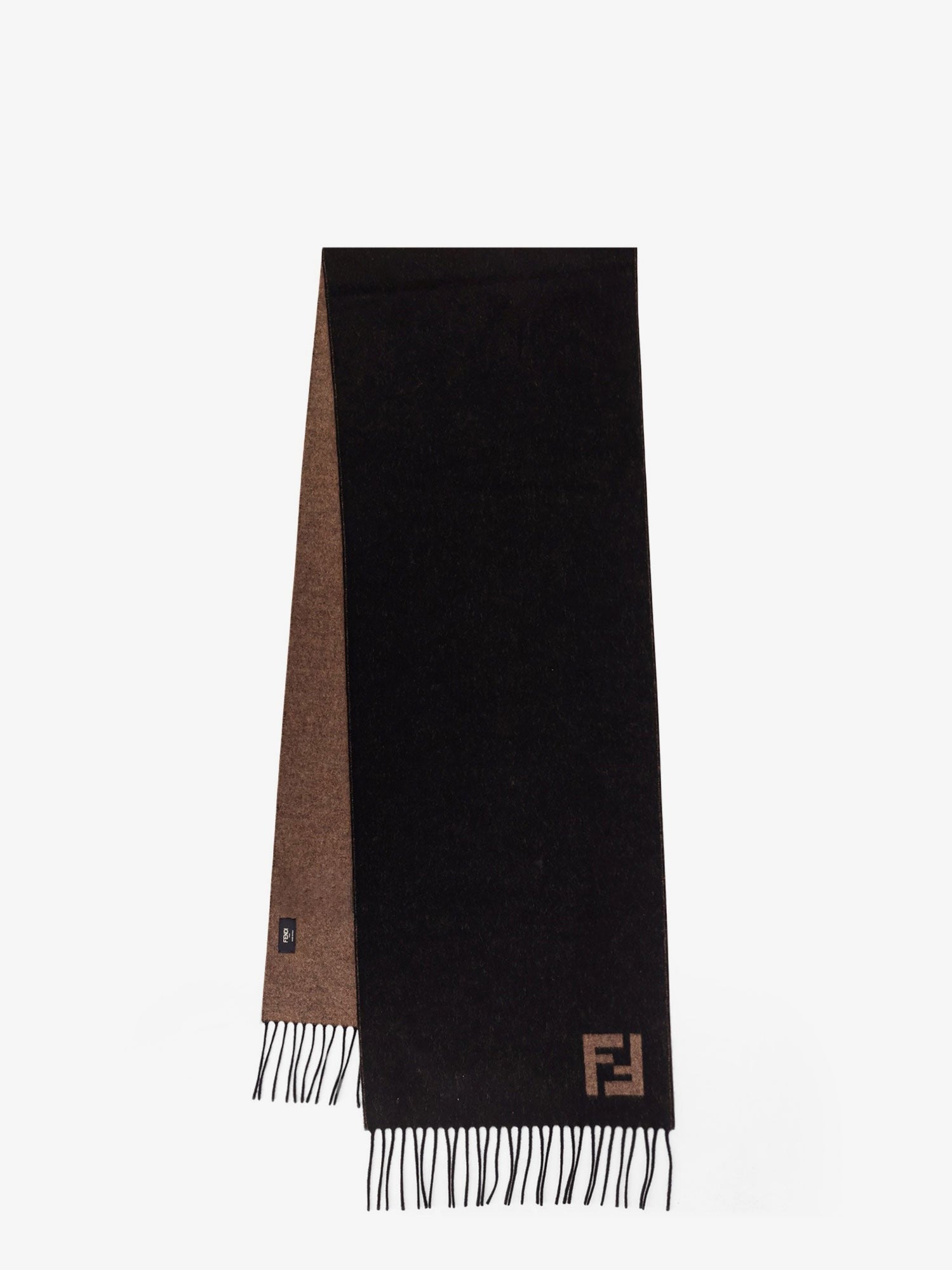 Fendi Double FF wool and cashmere scarf