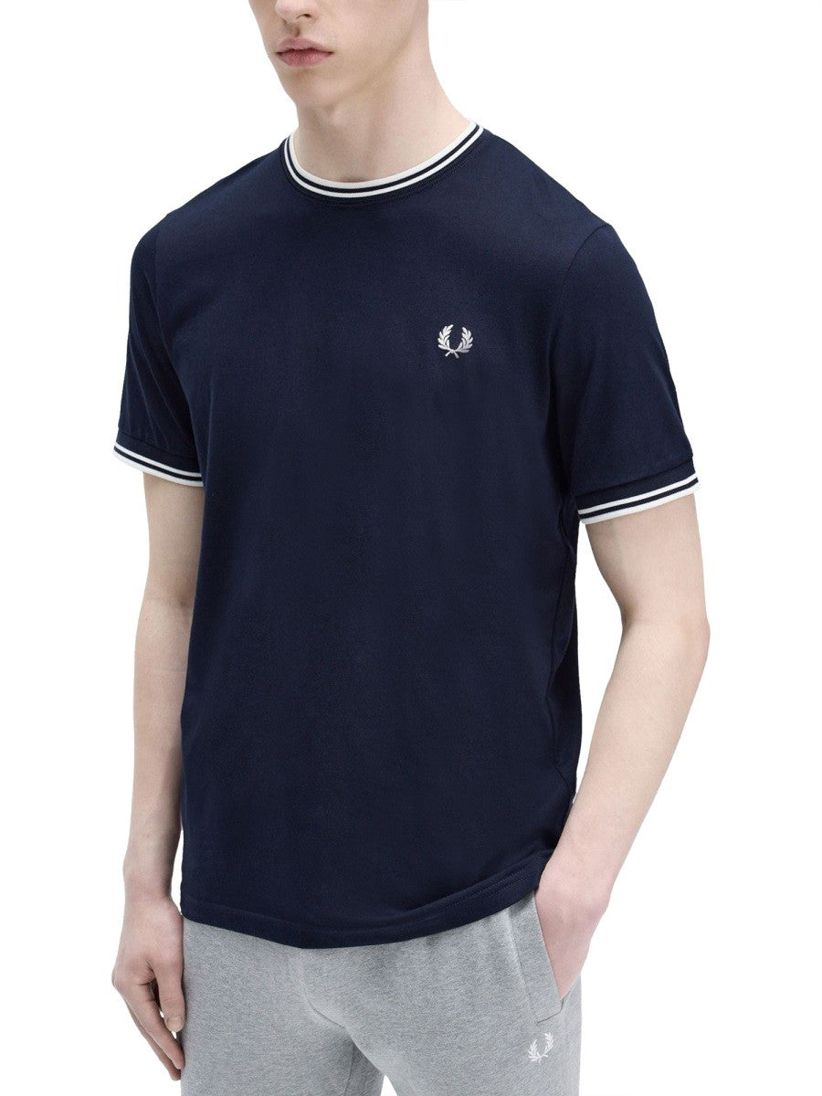 FRED PERRY DOUBLE STRIPE T-SHIRT