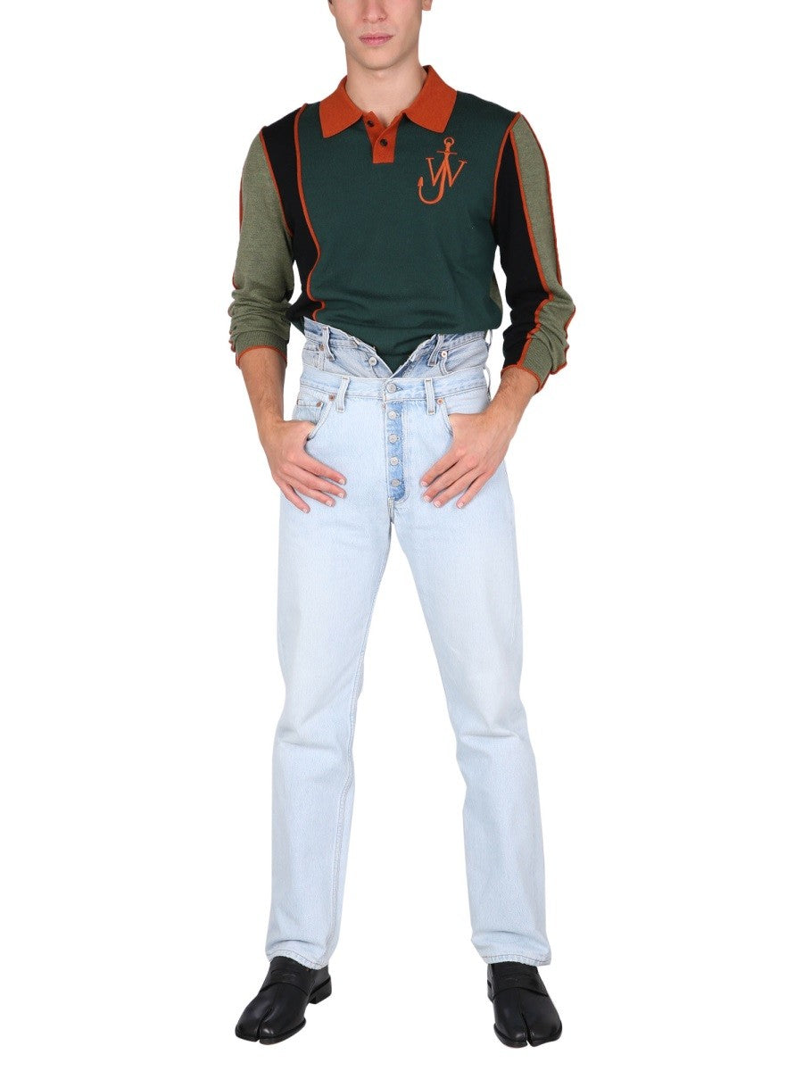 1/OFF - DOUBLE WAISTED JEANS