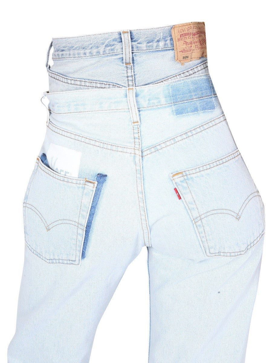 1/OFF - DOUBLE WAISTED JEANS