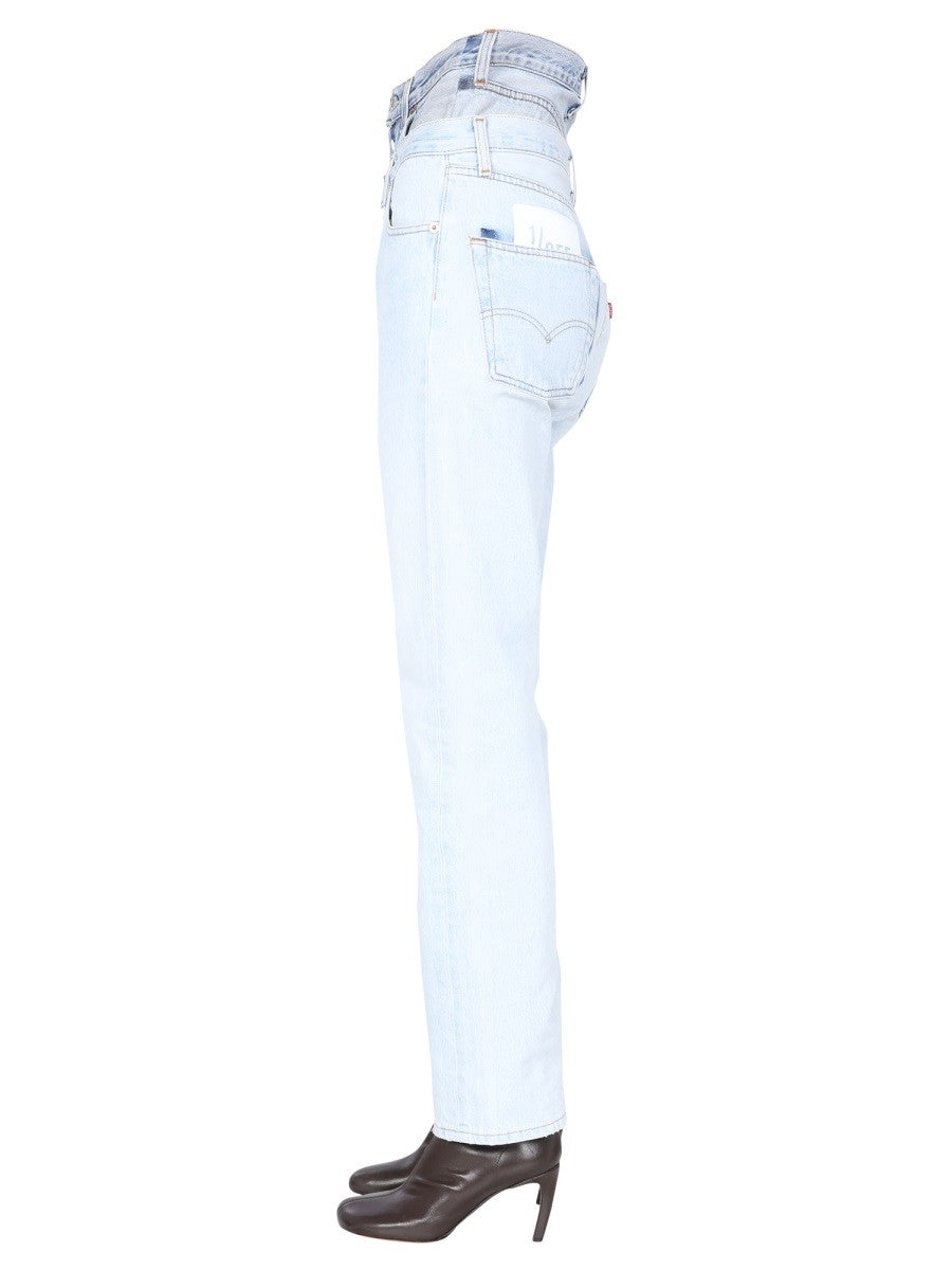 1/OFF - DOUBLE WAISTED JEANS