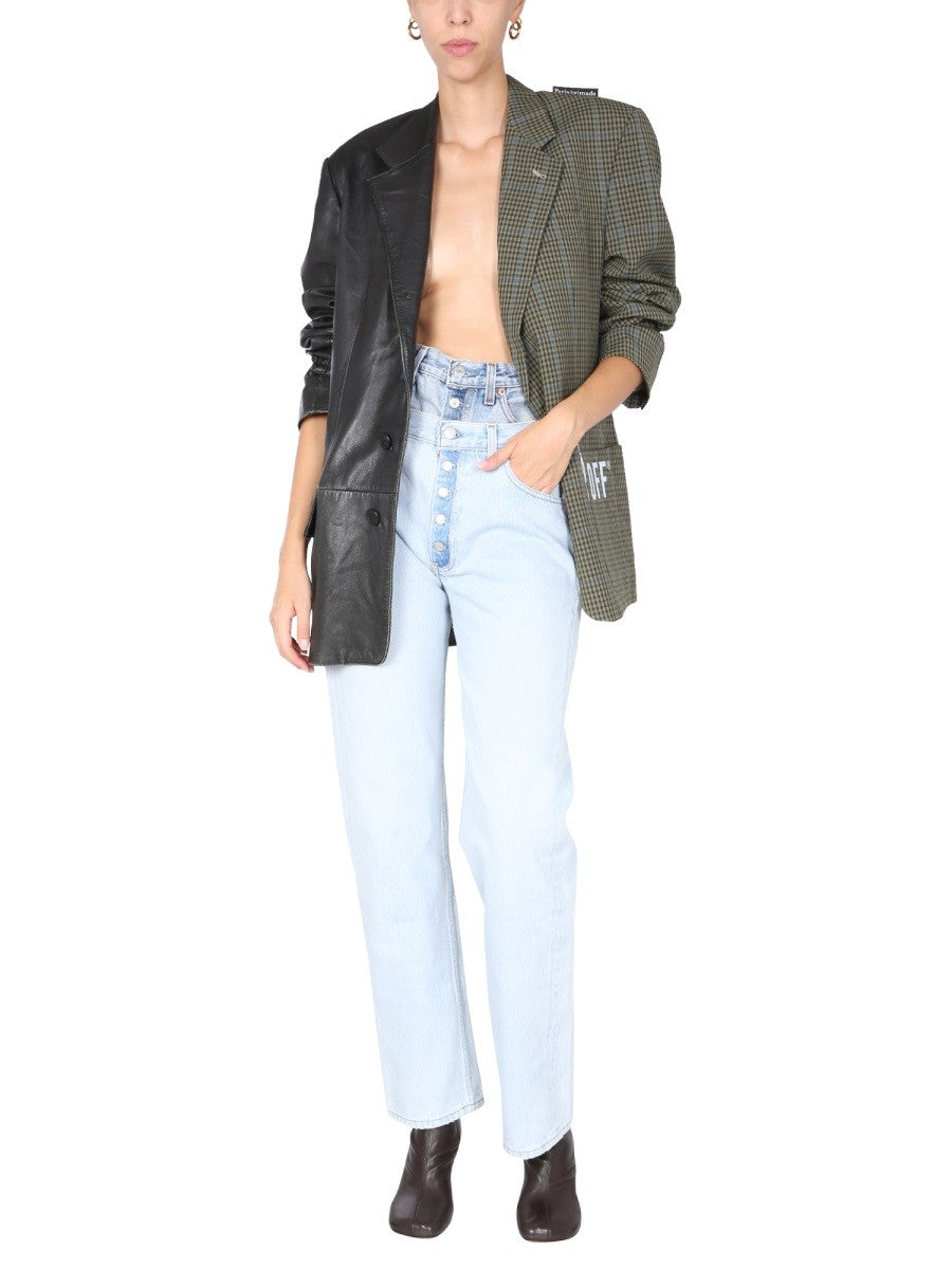 1/OFF - DOUBLE WAISTED JEANS