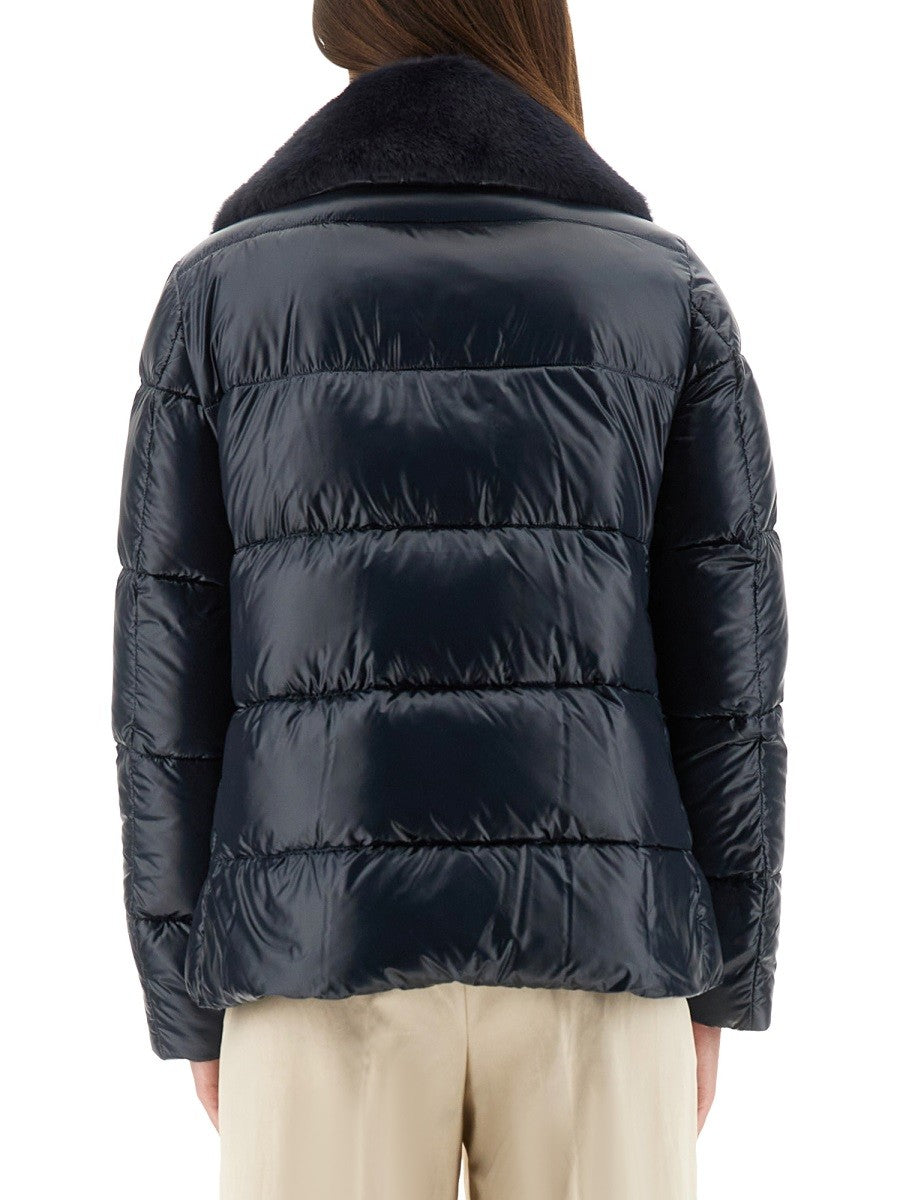 Herno DOWN JACKET WITH LINED COLLAR