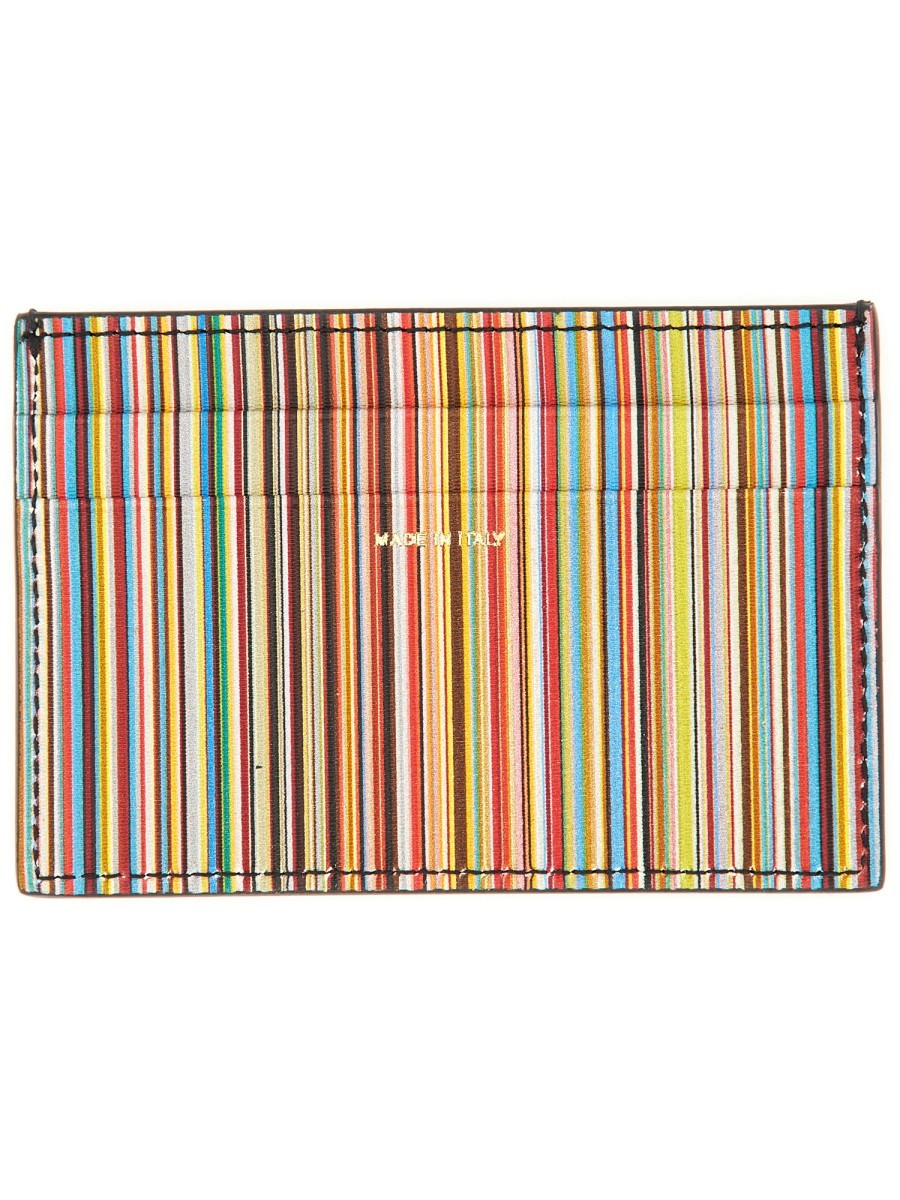 PAUL SMITH SIGNATURE STRIPE" CARD HOLDER