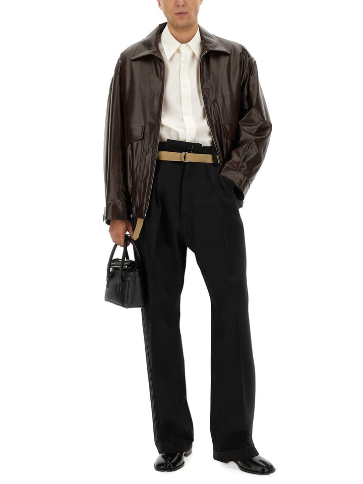 MM6 MAISON MARGIELA LEATHER JACKET