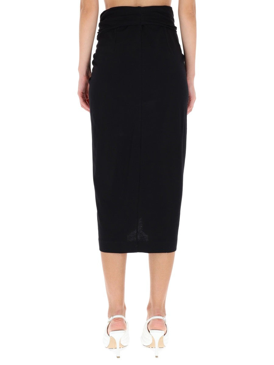 Dries Van Noten DRAPED "HERCHIVE" SKIRT