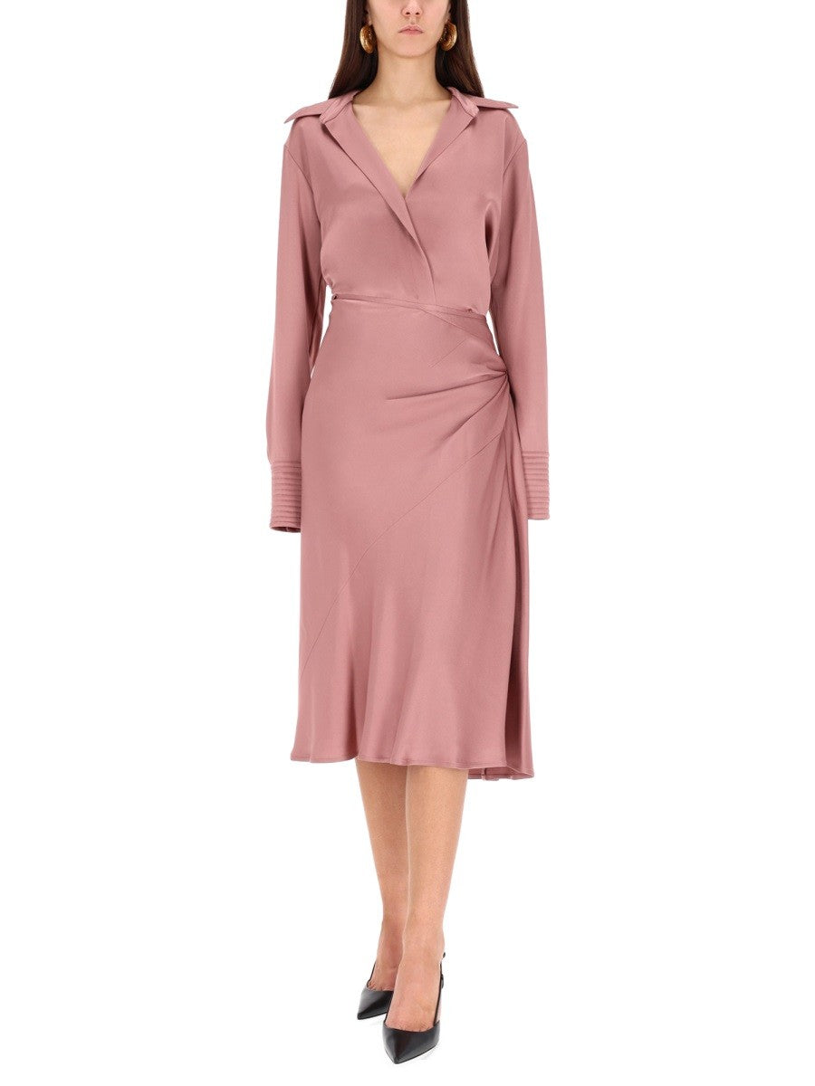 Dries Van Noten DRAPED MIDI SKIRT