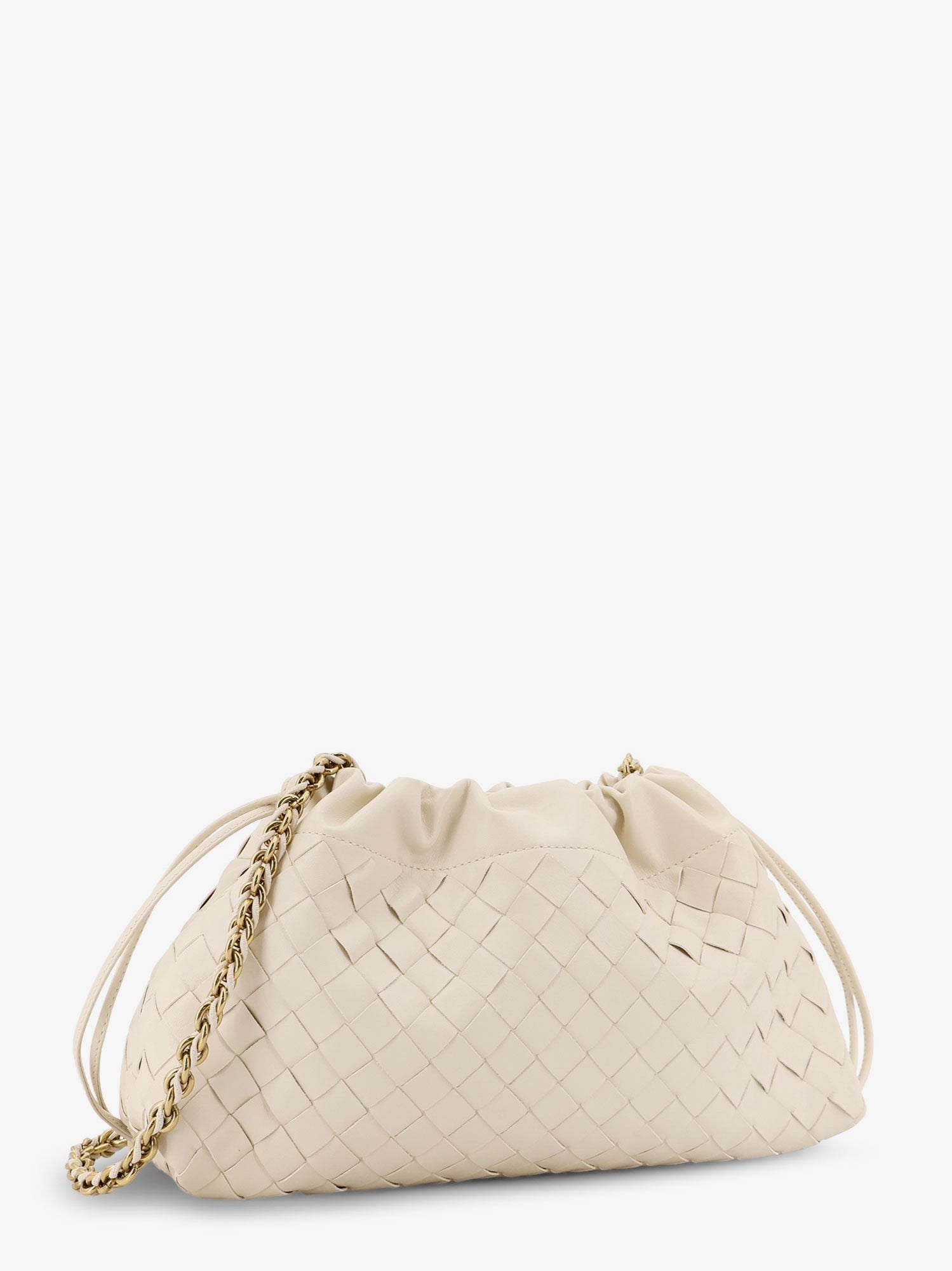 Bottega Veneta Dustbag leather pouch with Intrecciato motif