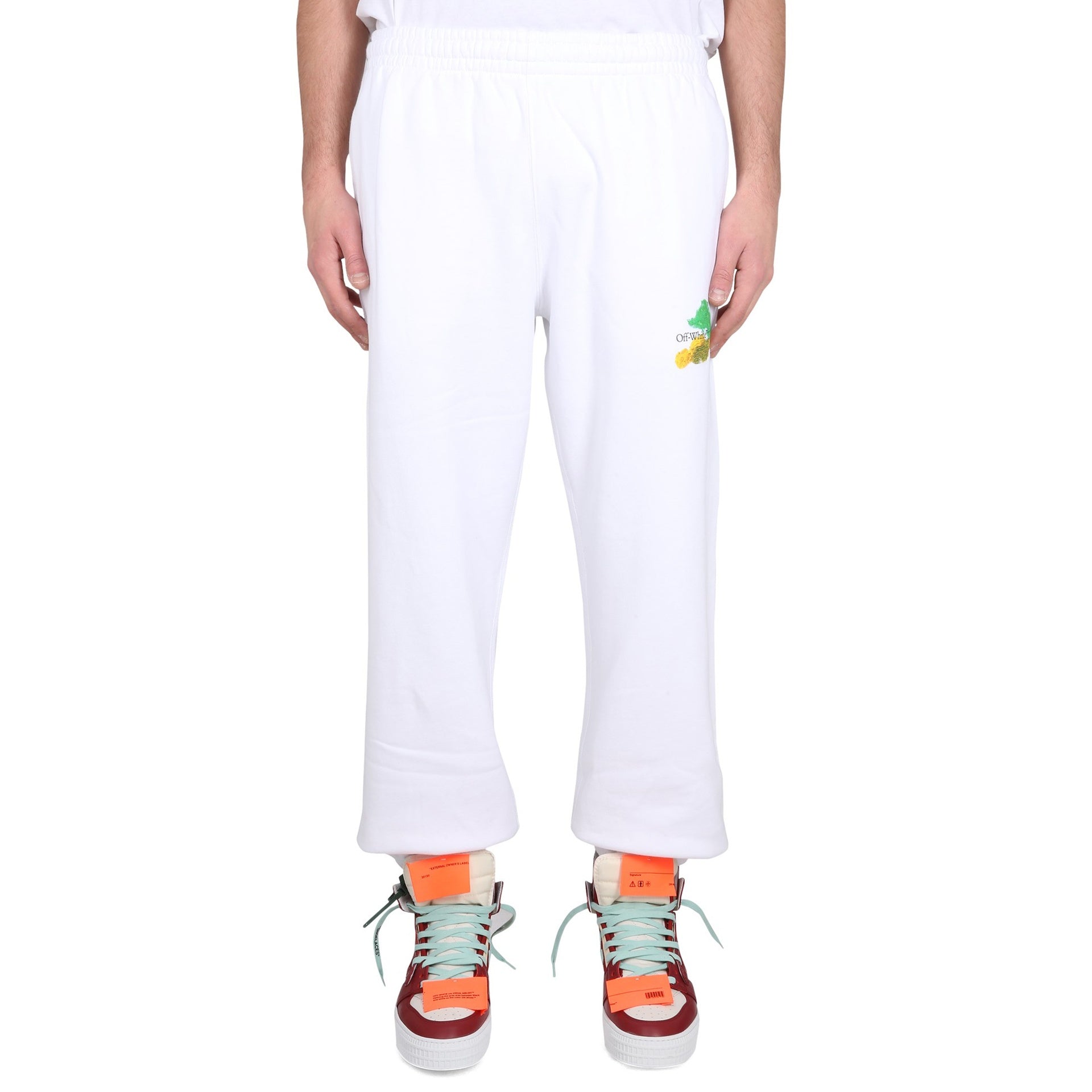 Off-White Cotton Logo Sweatpants – Siebentaschen