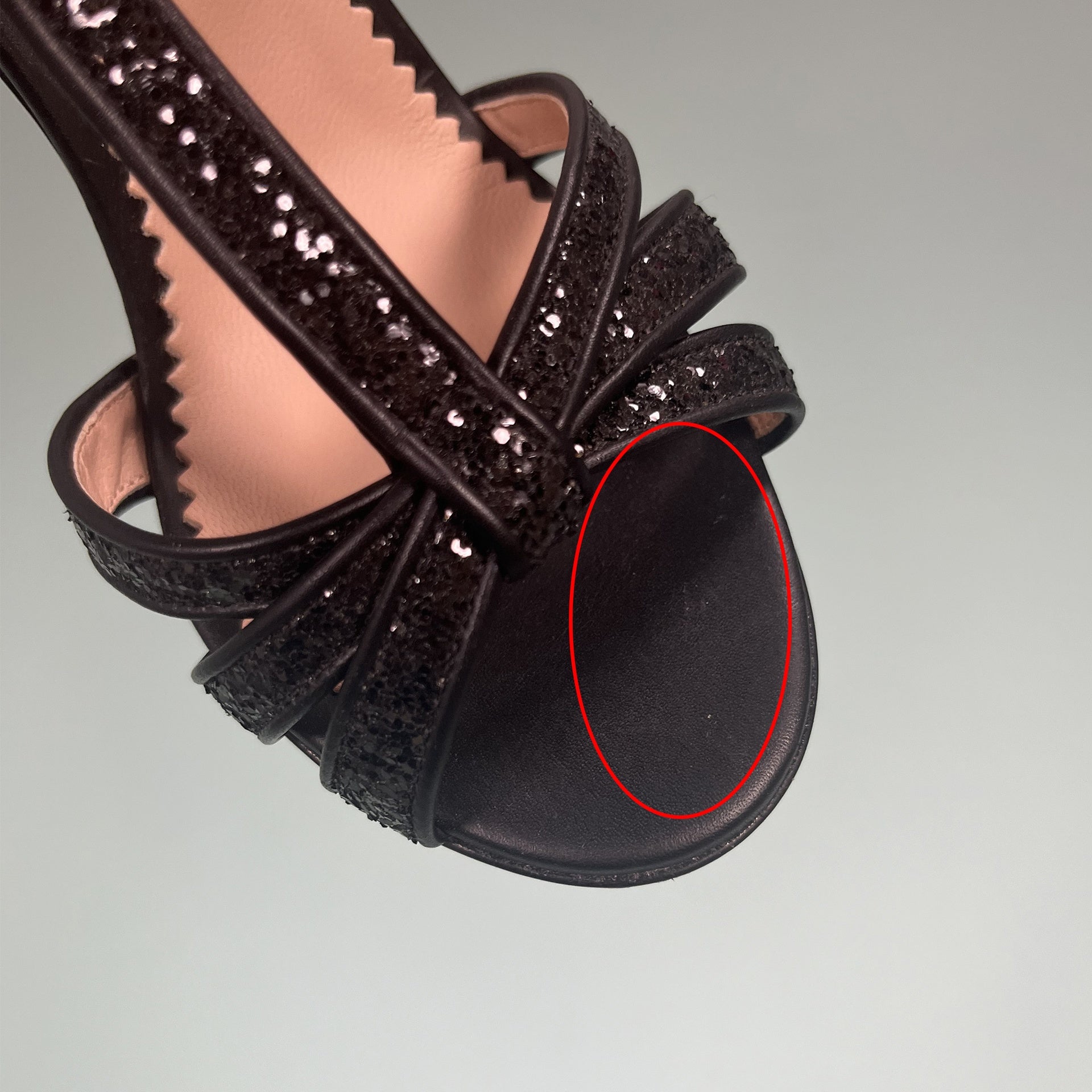 Red Valentino Sequins Heeled Sandals