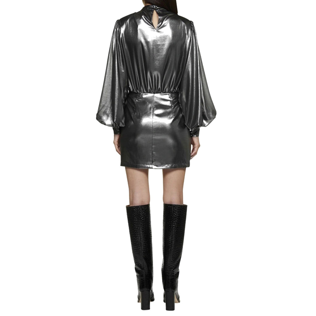Blanca Vita Abelia Laminated Mini Dress – Siebentaschen