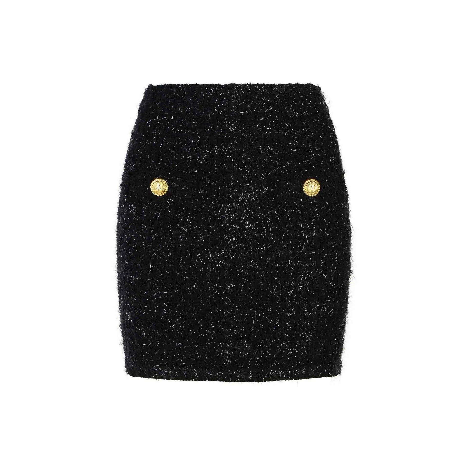 Balmain Tweed Mini Skirt