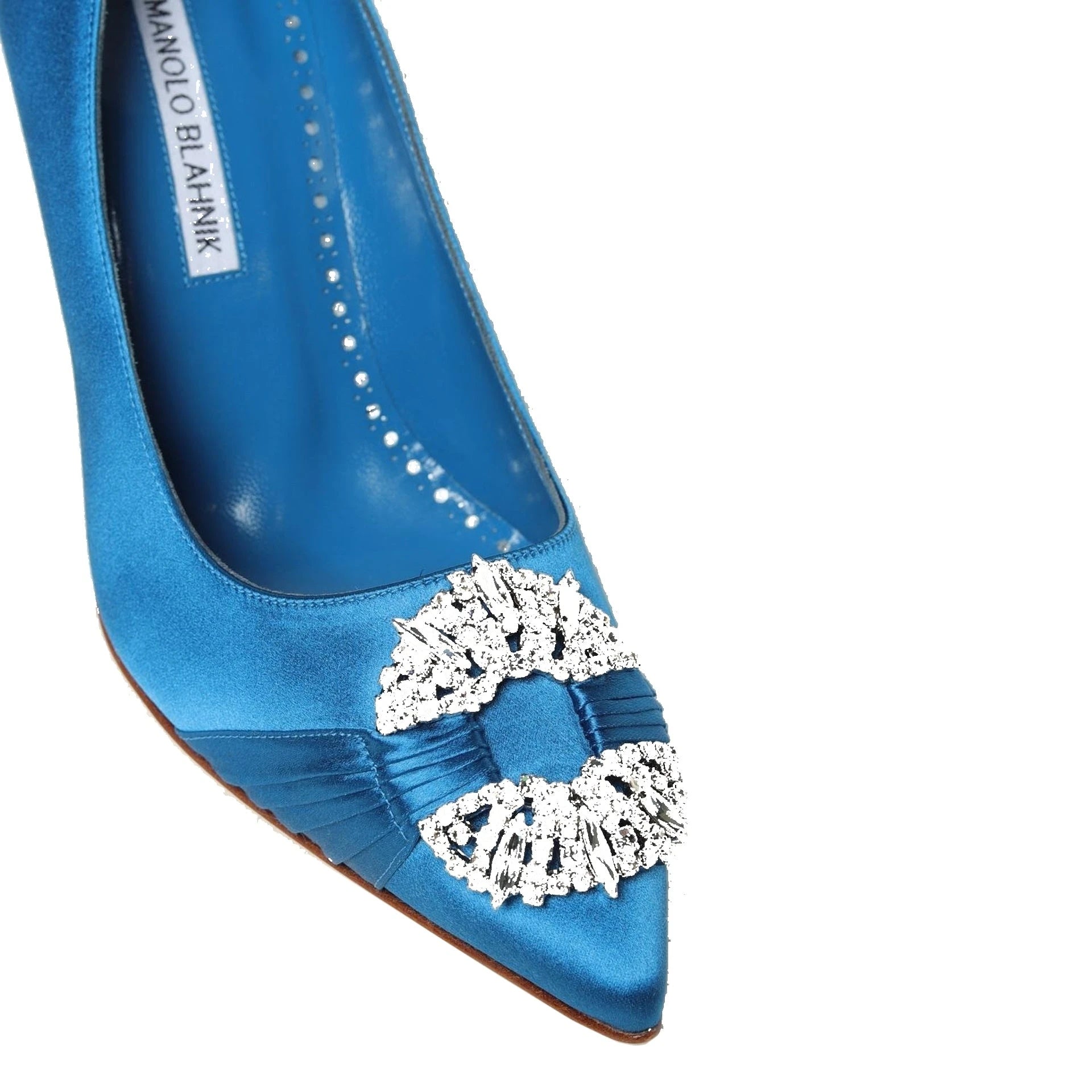 Manolo Blahnik Maida 090 Satin Pumps