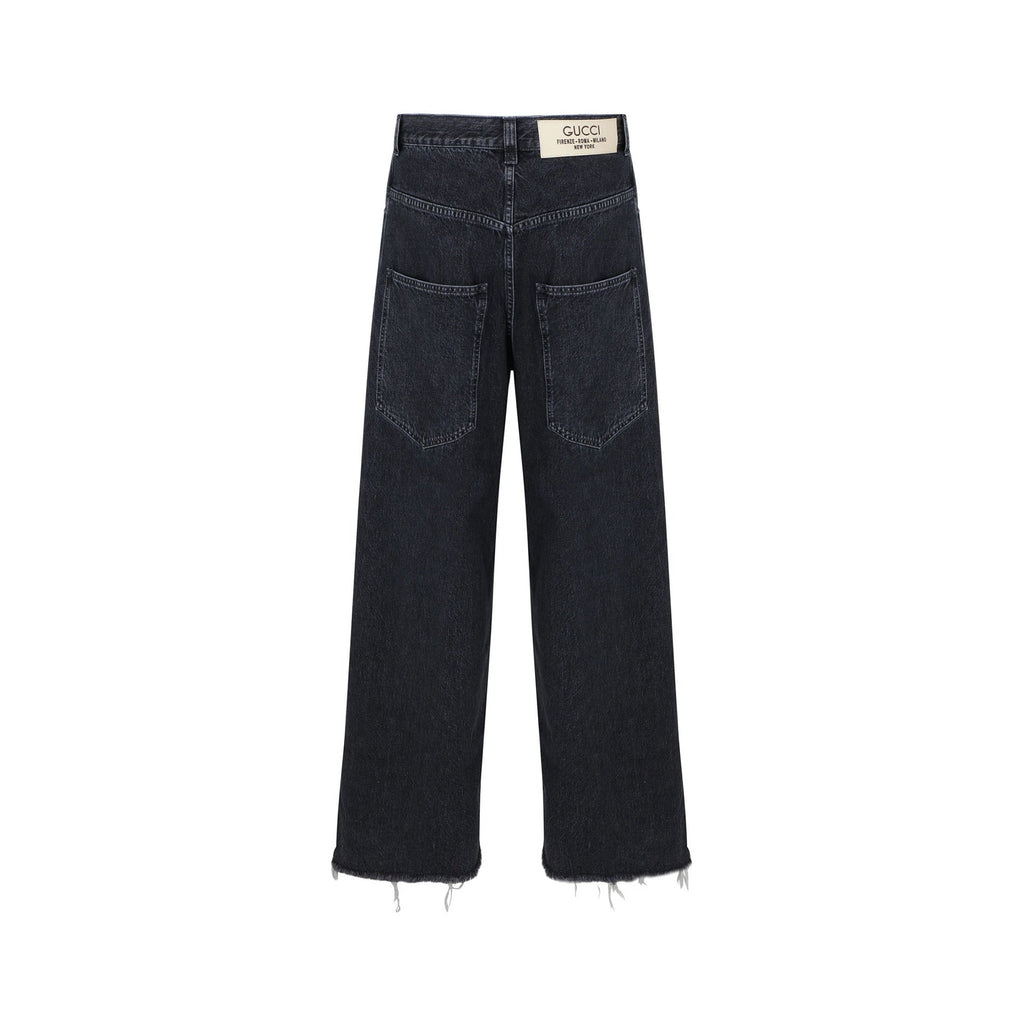 Gucci Wide-Leg Denim Jeans – Siebentaschen