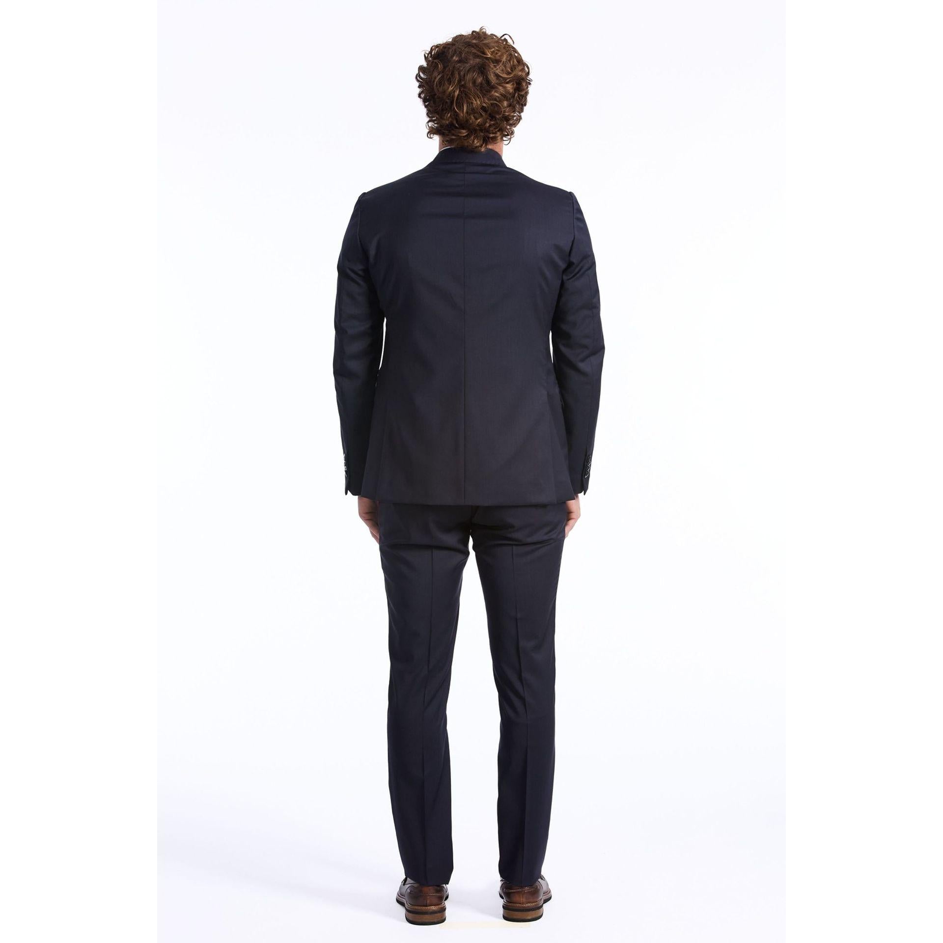 Baldinini Trend Men Wool Blue Suit