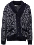 Cruciani Blue Cashmere Cardigan.