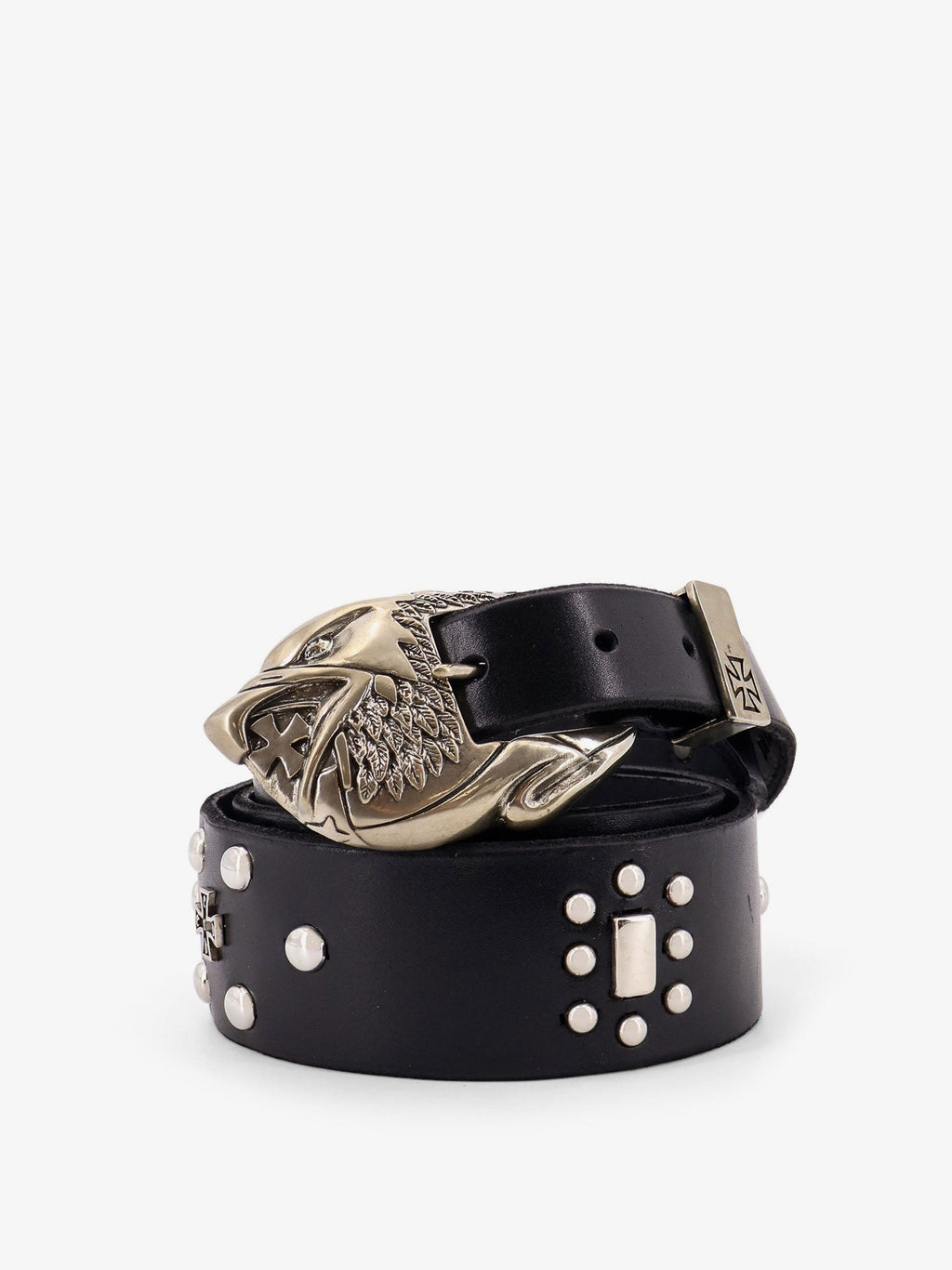 ENFANTS RICHES DEPRIMES Eagle Petit Iron leather belt