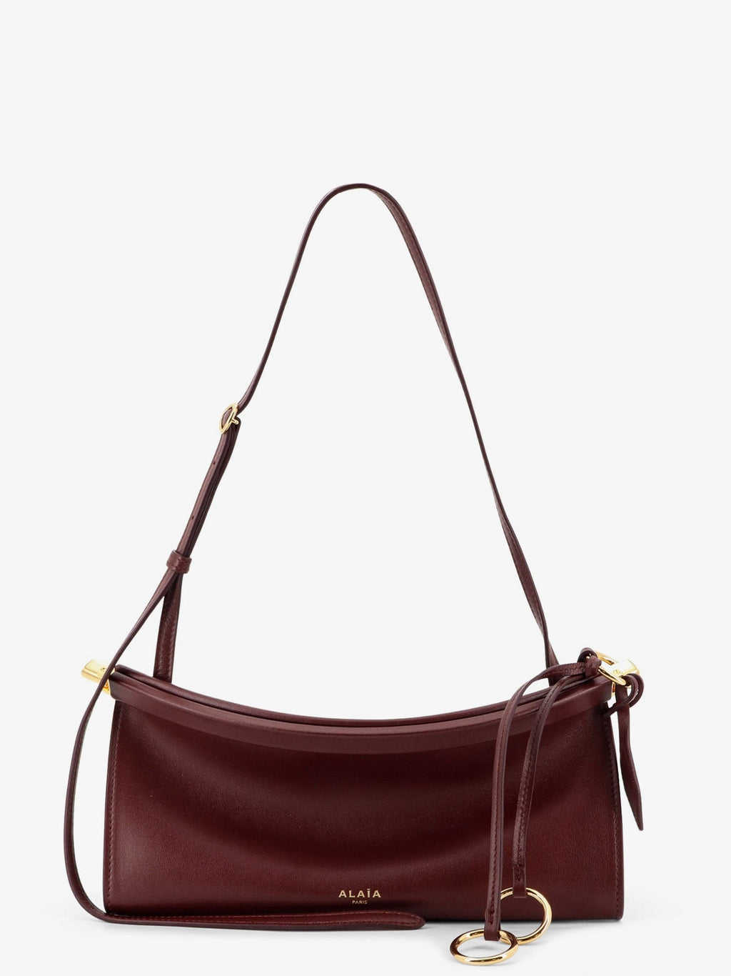 ALAIA East West leather shoulder bag