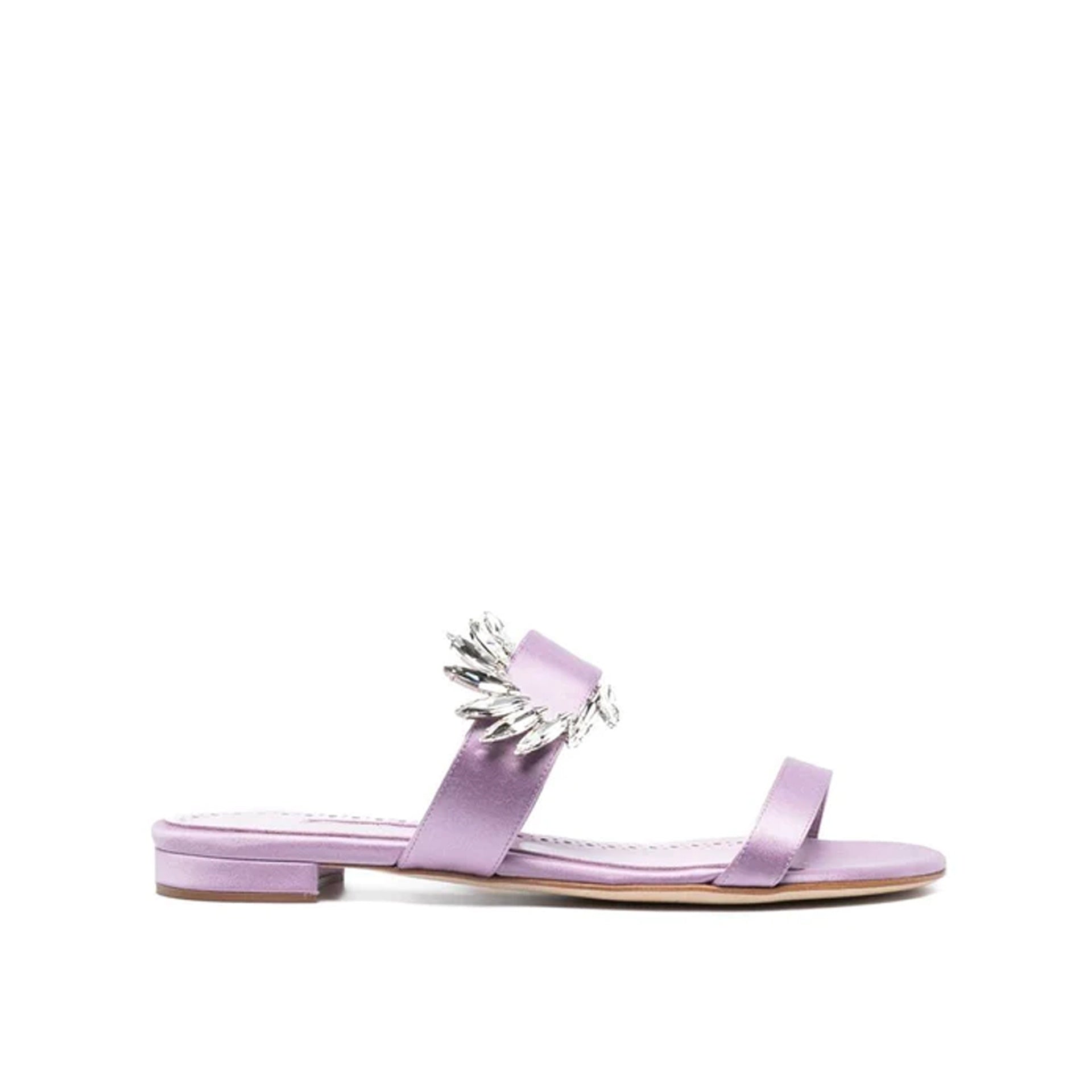 Manolo Blahnik Chivela 010 Flat Sandals