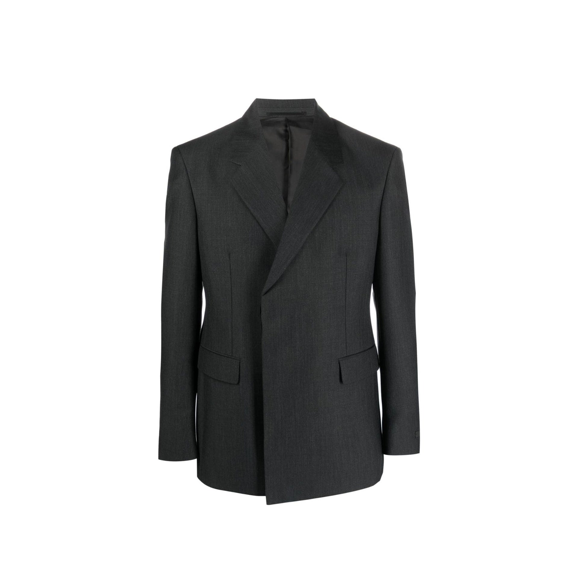 Prada Double-Breasted Wool Jacket