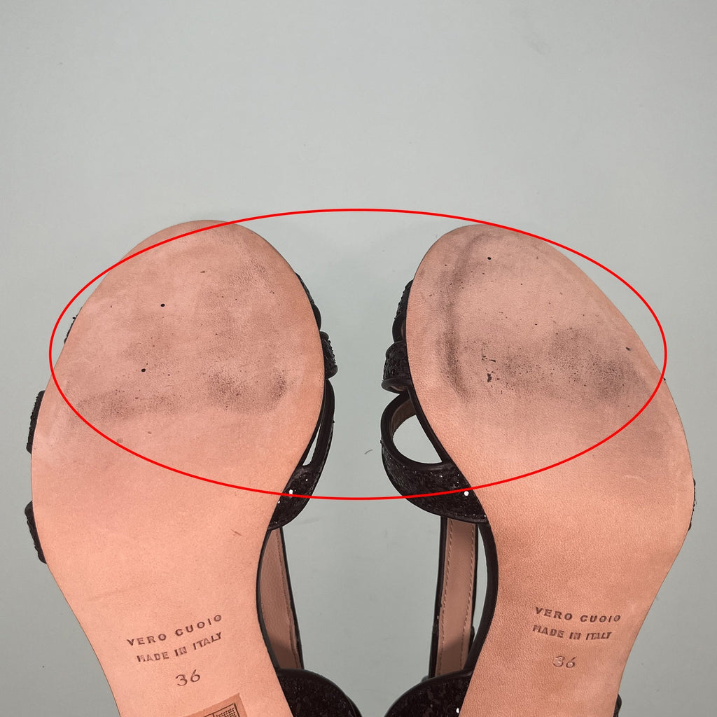 Red Valentino Sequins Heeled Sandals