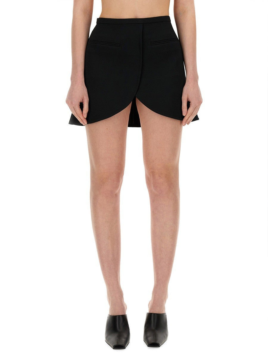 COURREGES "ELLIPSE" MINI SKIRT
