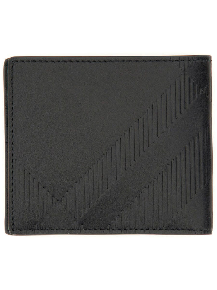 Burberry EMBOSSED CHECK WALLET
