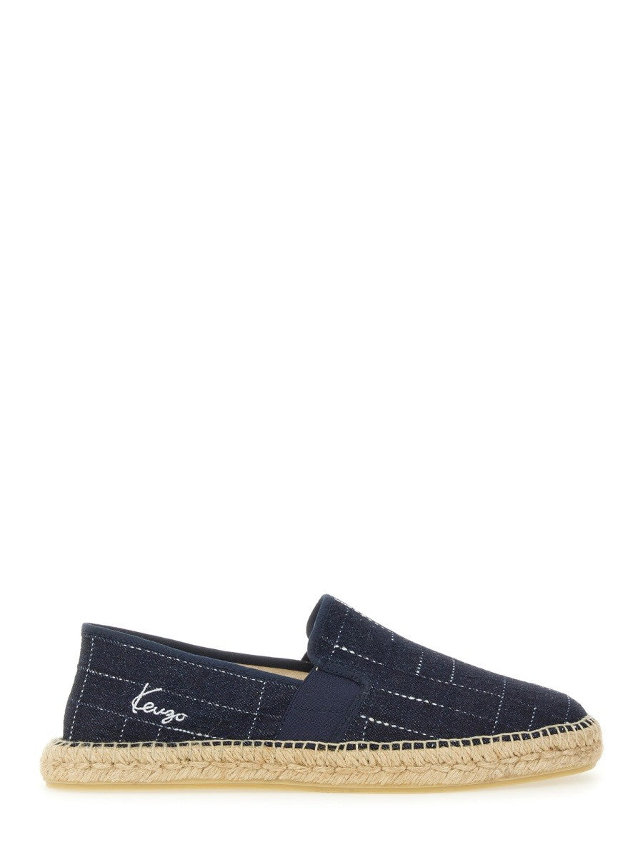 Kenzo ESPADRILLE WITH LOGO EMBROIDERY