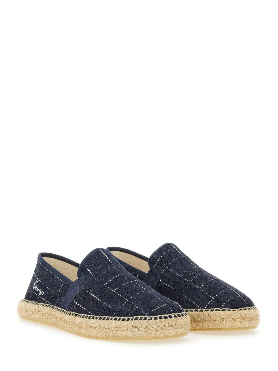 Kenzo ESPADRILLE WITH LOGO EMBROIDERY