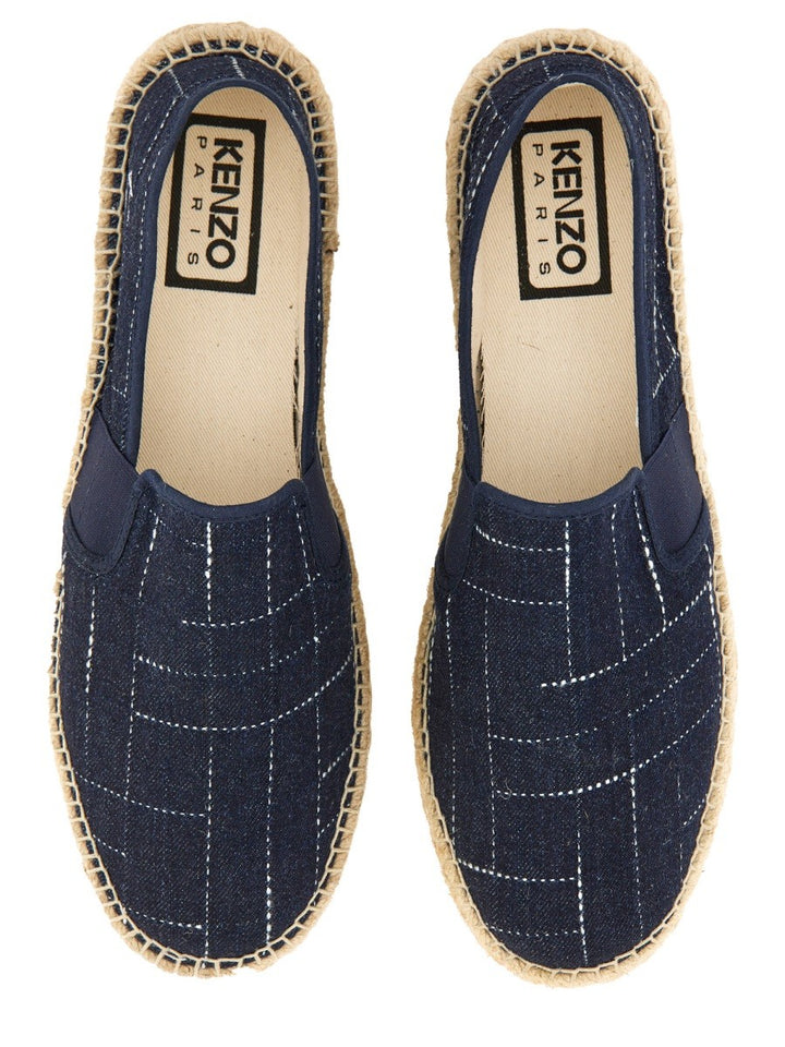 Kenzo ESPADRILLE WITH LOGO EMBROIDERY