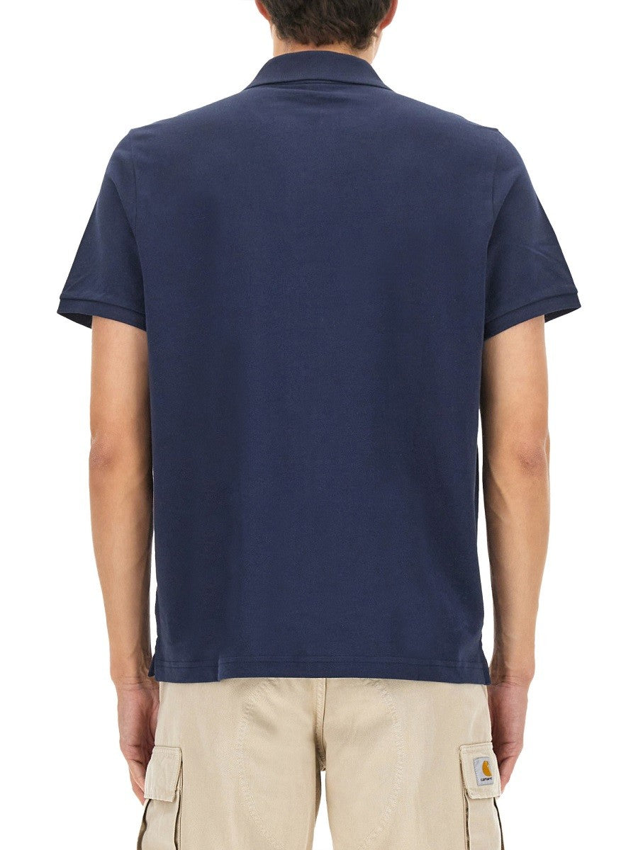 MOOSE KNUCKLES "EVERETT GOLD" POLO SHIRT