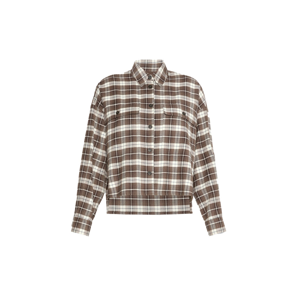 Max Mara Weekend Plaid Flannel Shirt