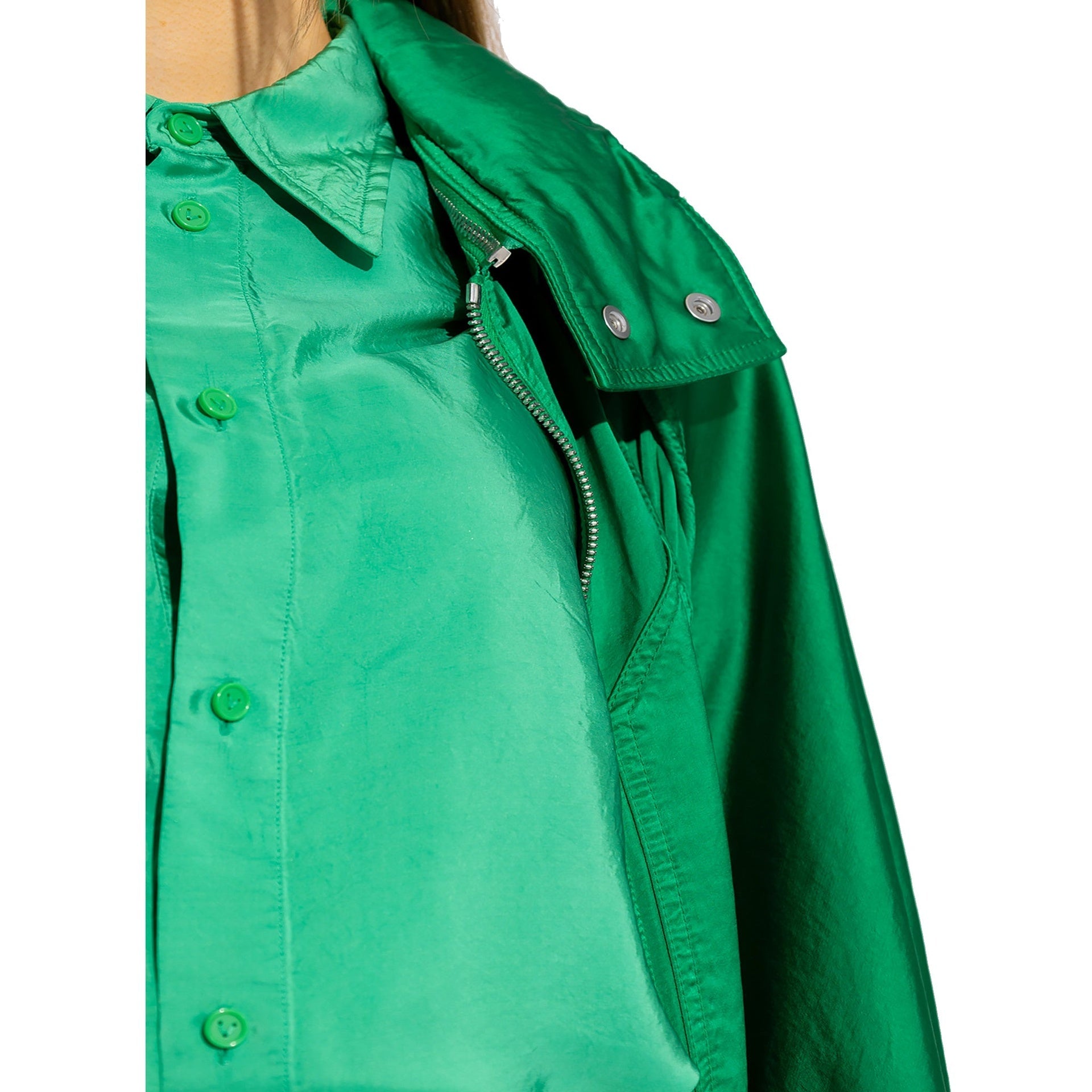 Bottega Veneta Satin Parka – Siebentaschen