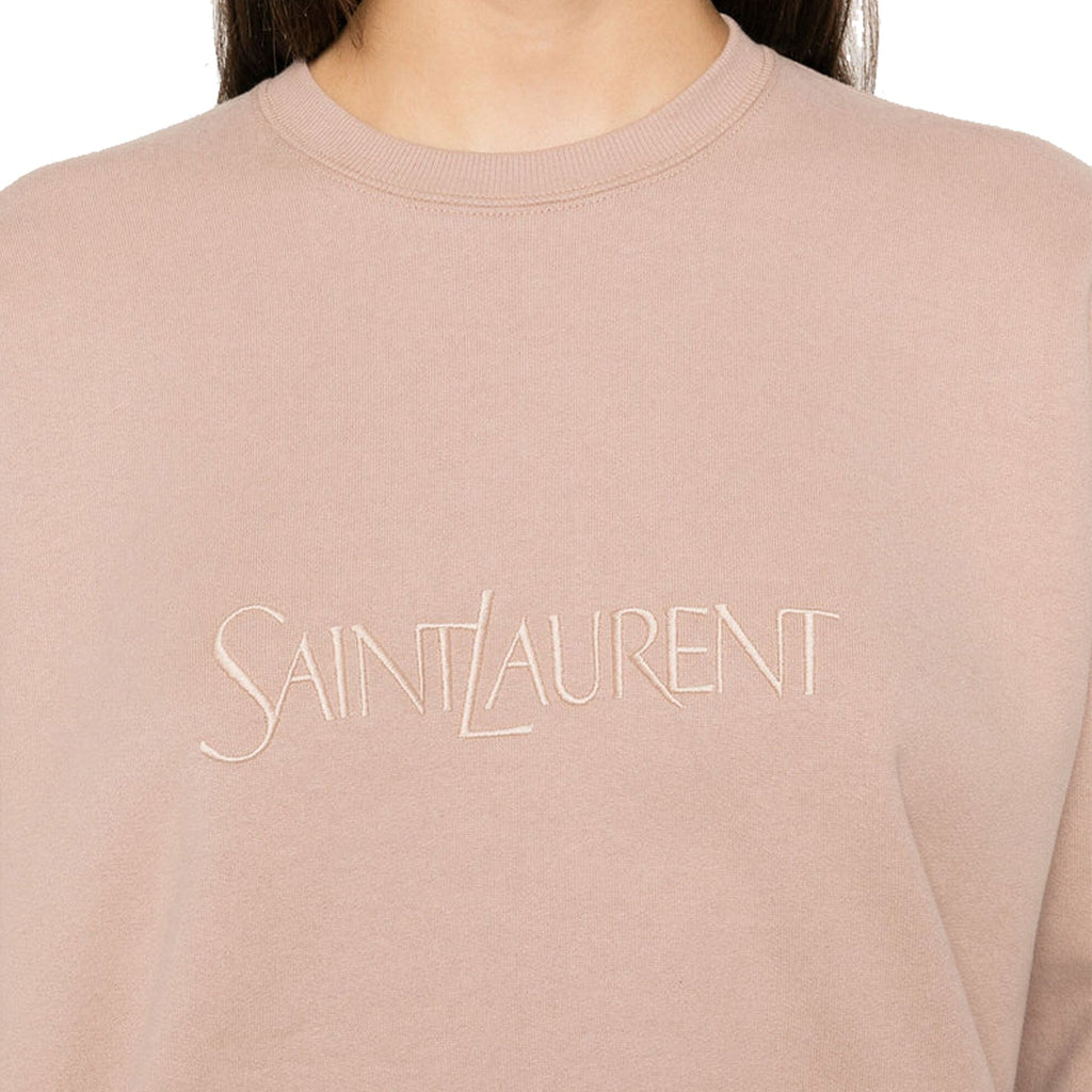 Saint Laurent Cotton Logo Sweatshirt – Siebentaschen