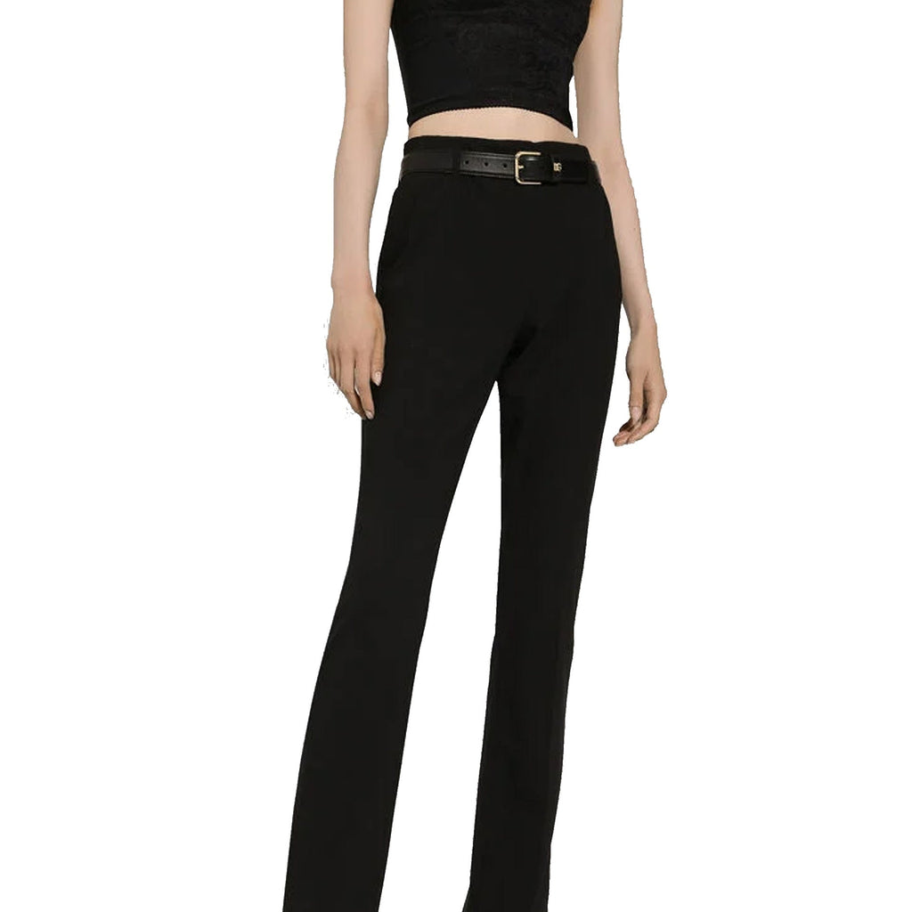 Dolce & Gabbana Leather Logo Belt