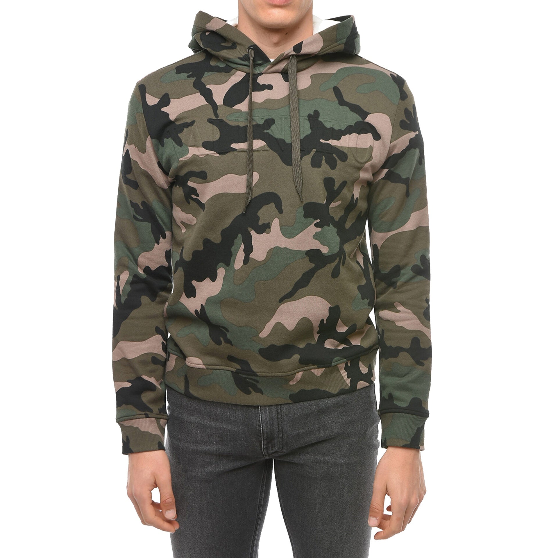 Valentino Garavani Valentino Camouflage Pattern Hoodie Sweatshirt – Siebentaschen