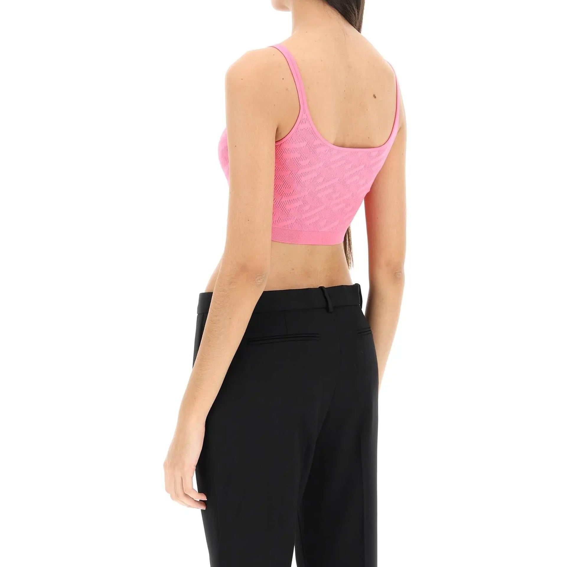 Versace La Greca Cropped Top – Siebentaschen